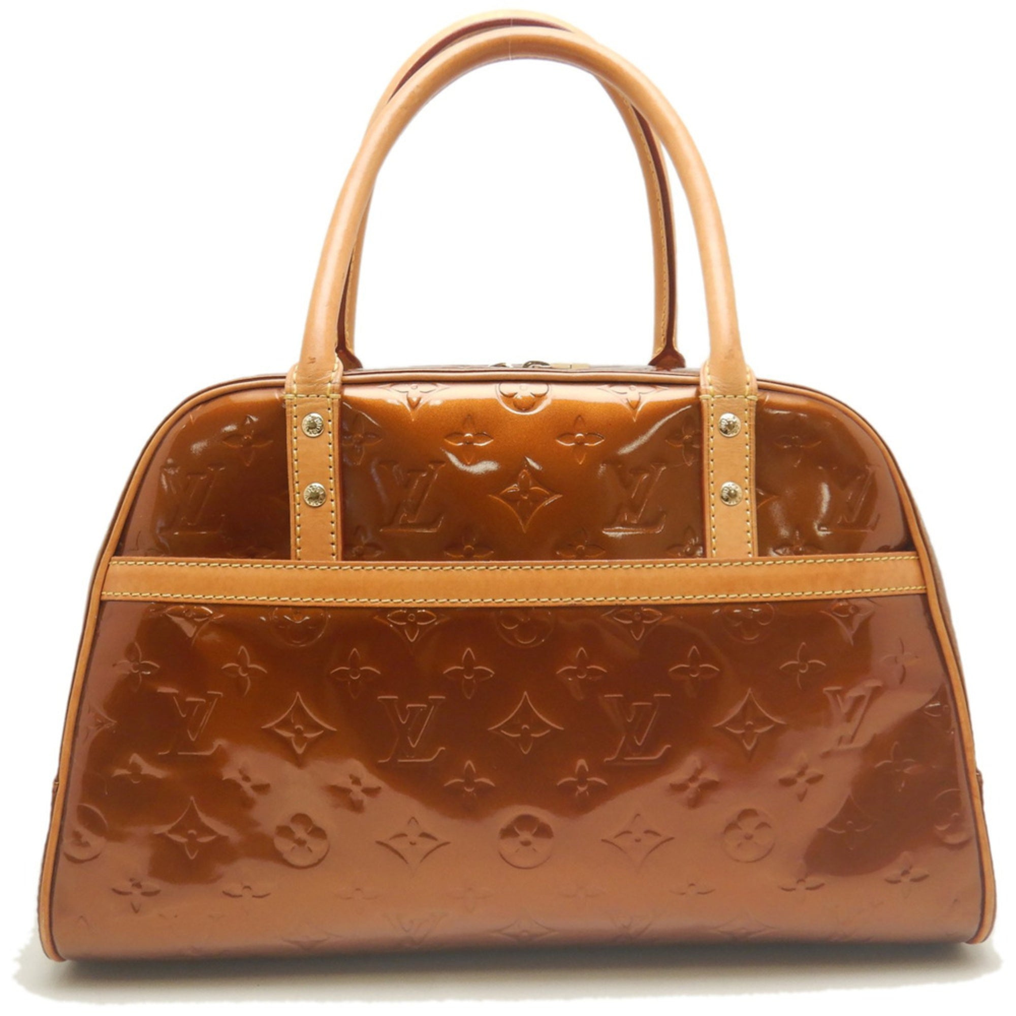 Louis Vuitton Bronze Monogram Monogram Vernis Handbag (Pre-Owned)