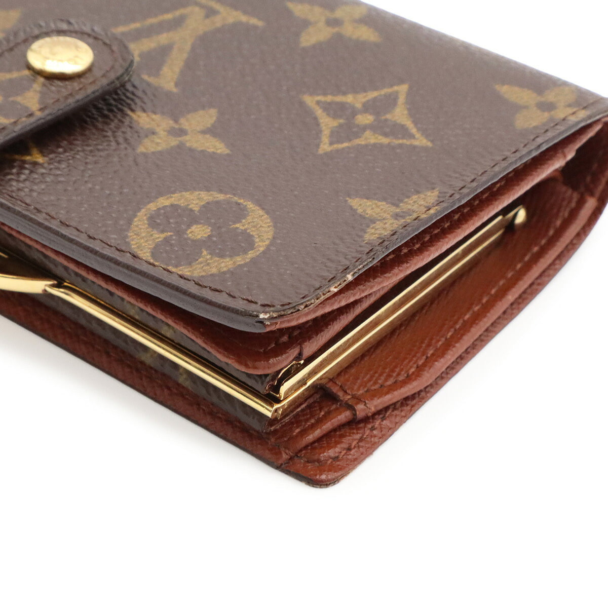 Louis Vuitton Brown Monogram Canvas Wallet (Bi-Fold) (Pre-Owned)