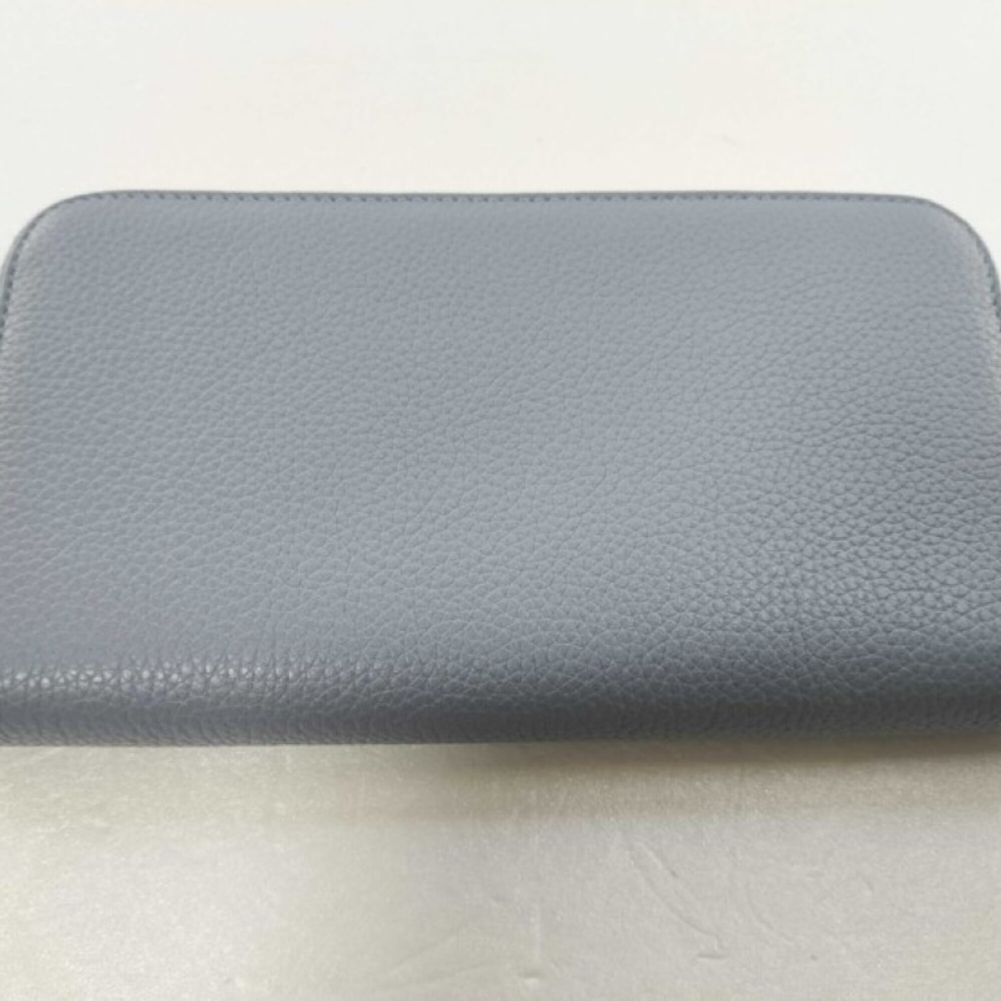 Salvatore Ferragamo Blue Leather Coin Purse/Coin Case (Pre-Owned)