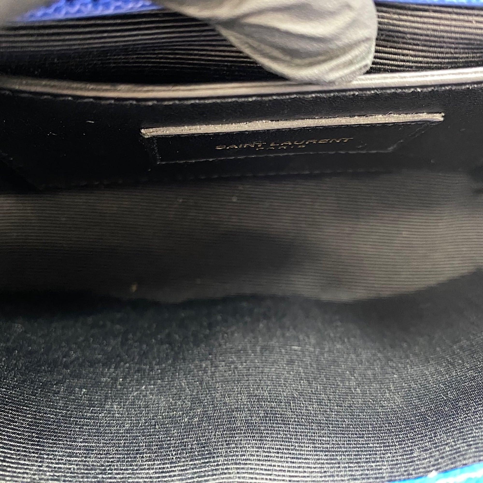 Yves Saint Laurent Blue Shoulder Bag (Pre-Owned)