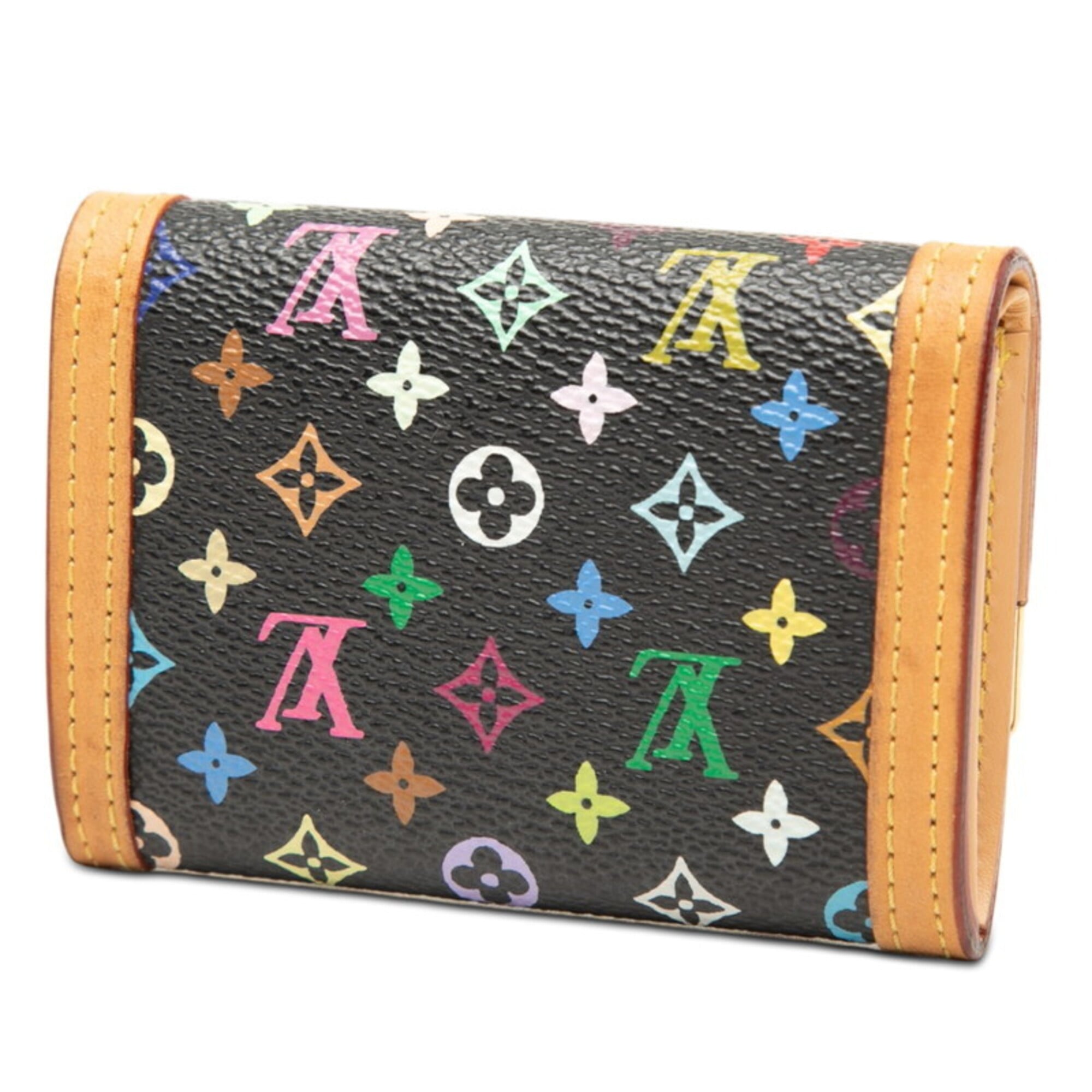 Louis Vuitton Black Noir Pvc Leather Coin Purse/Coin Case (Pre-Owned)