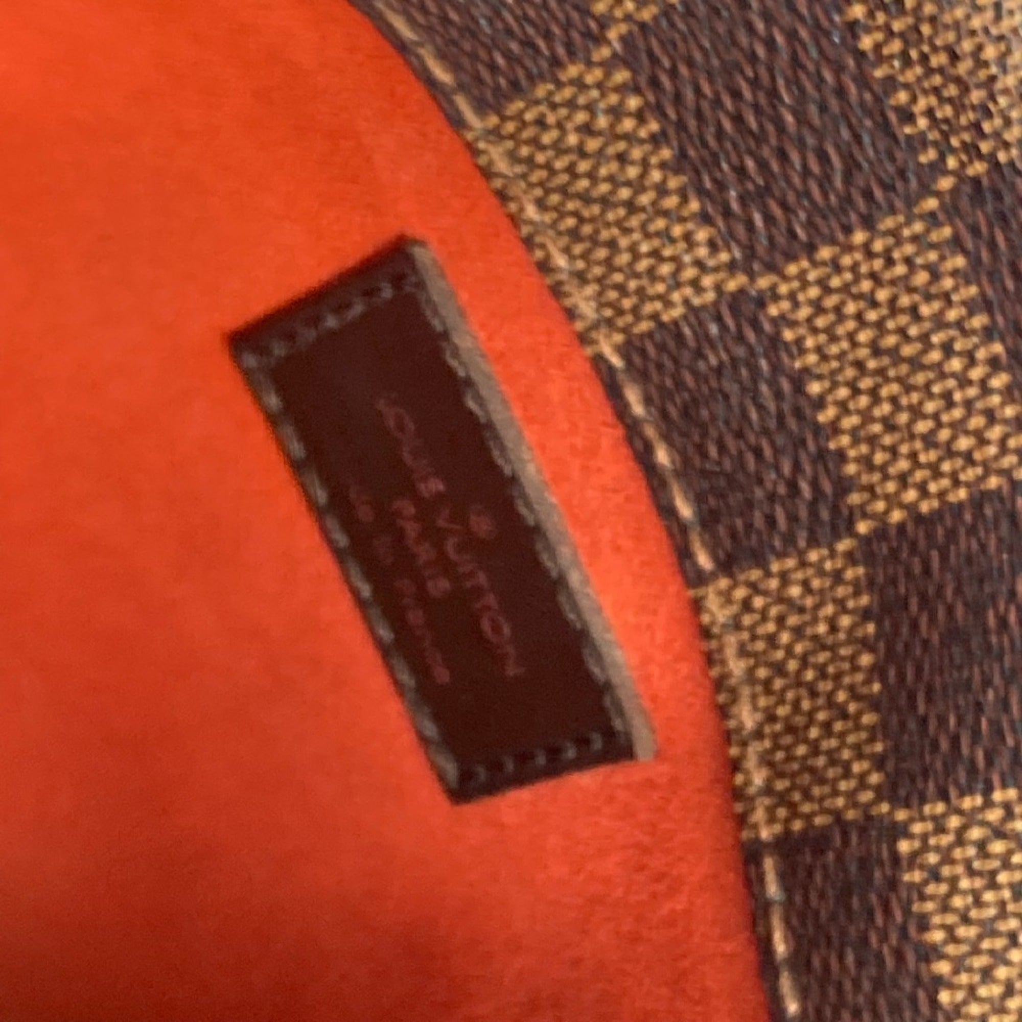 Louis Vuitton Damier Brown Damier Canvas Ebene Damier Canvas Shoulder Bag (Pre-Owned)