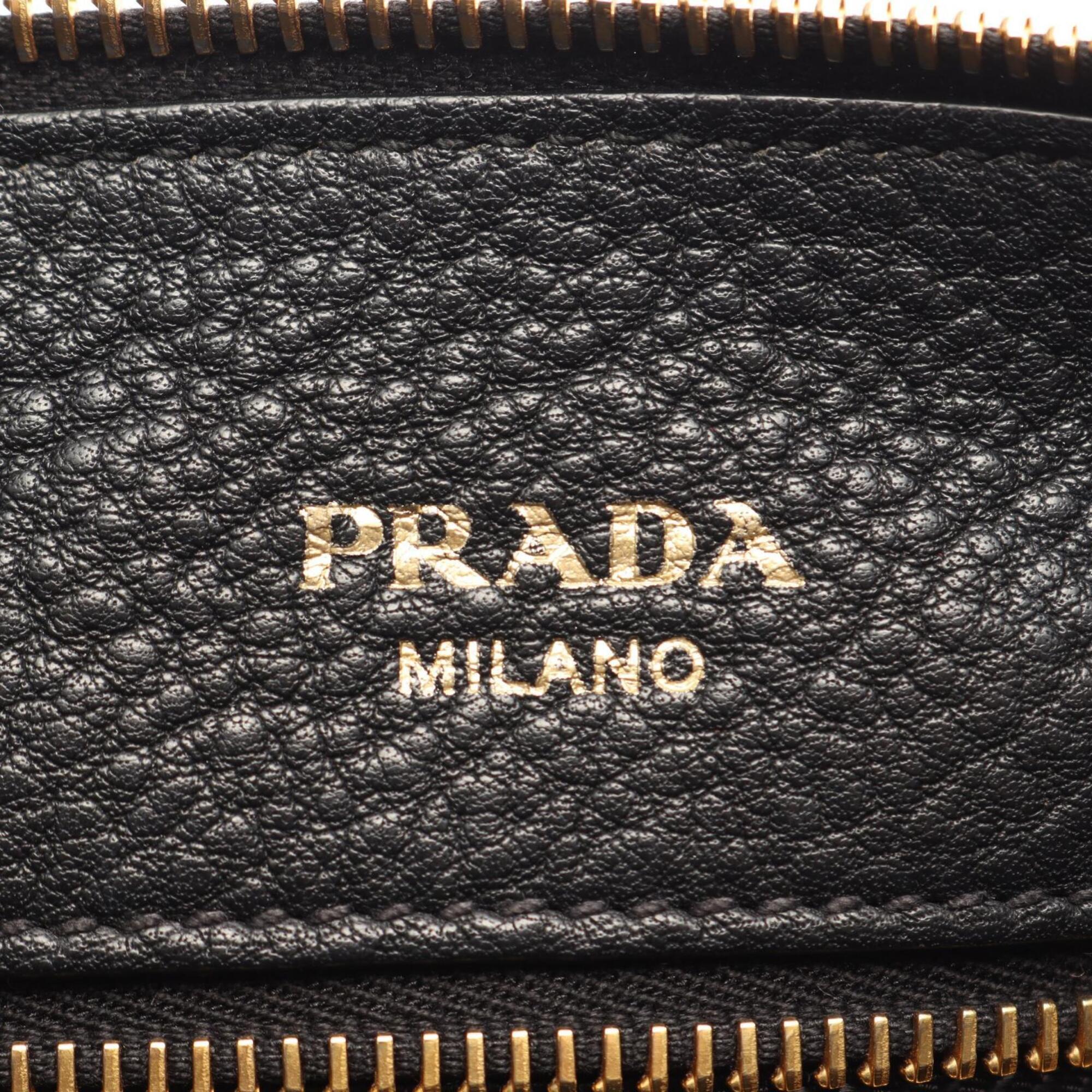 Prada Black Leather Handbag (Pre-Owned)