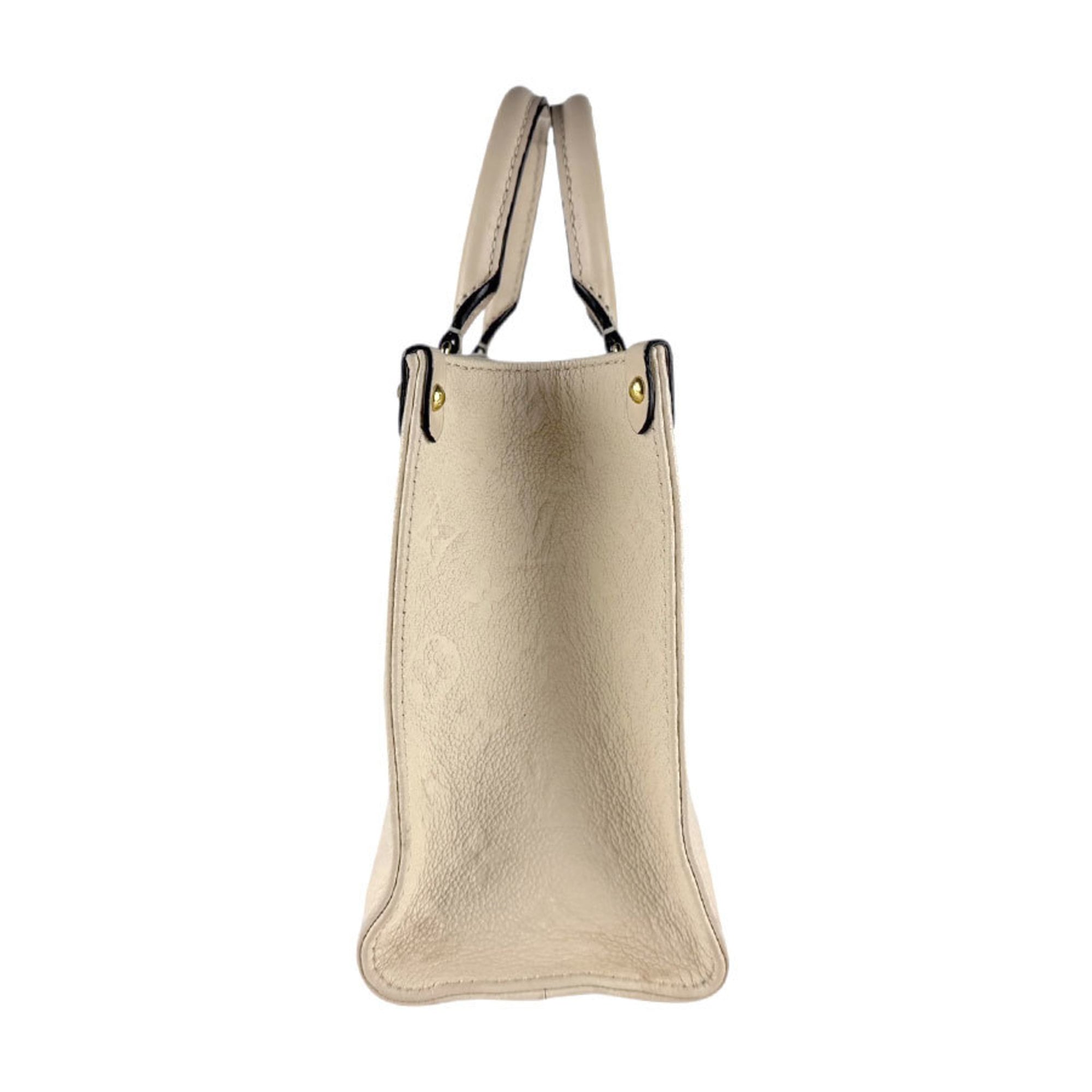 Louis Vuitton Cream Monogram Empreinte Handbag Shoulder Bag (Pre-Owned)