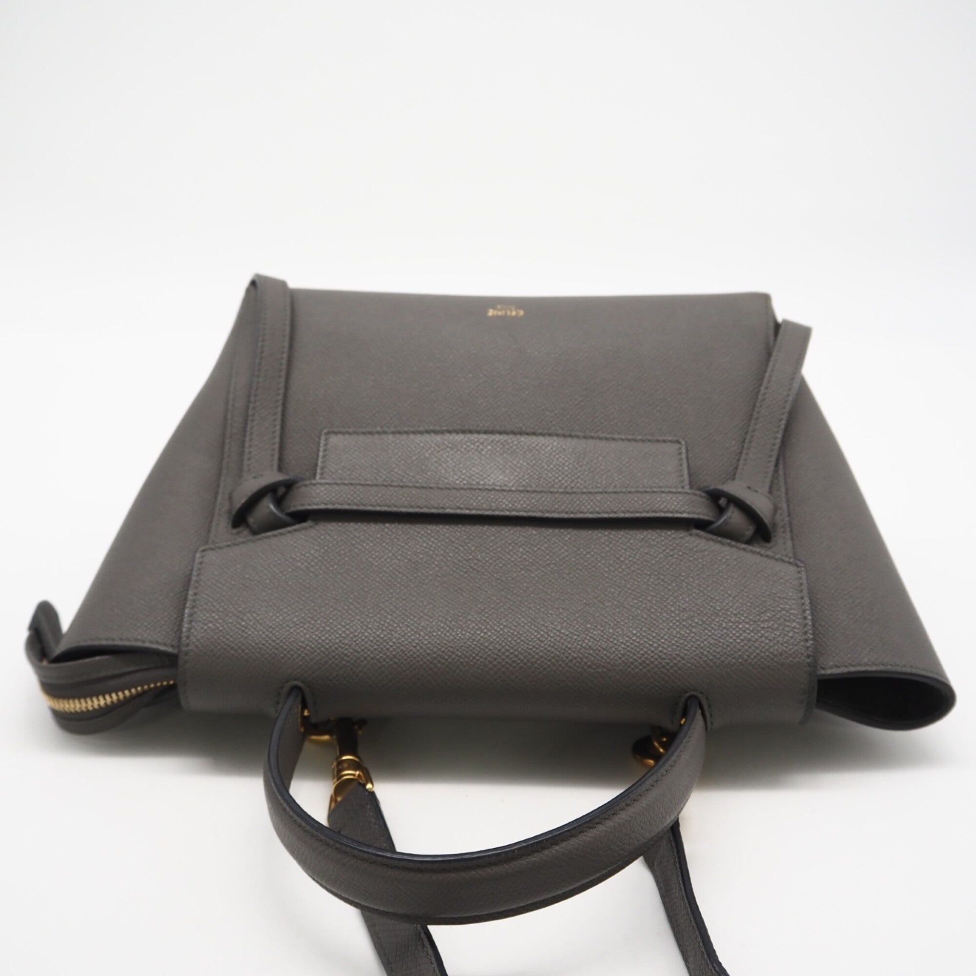 Celine Gray Leather Handbag (Pre-Owned)