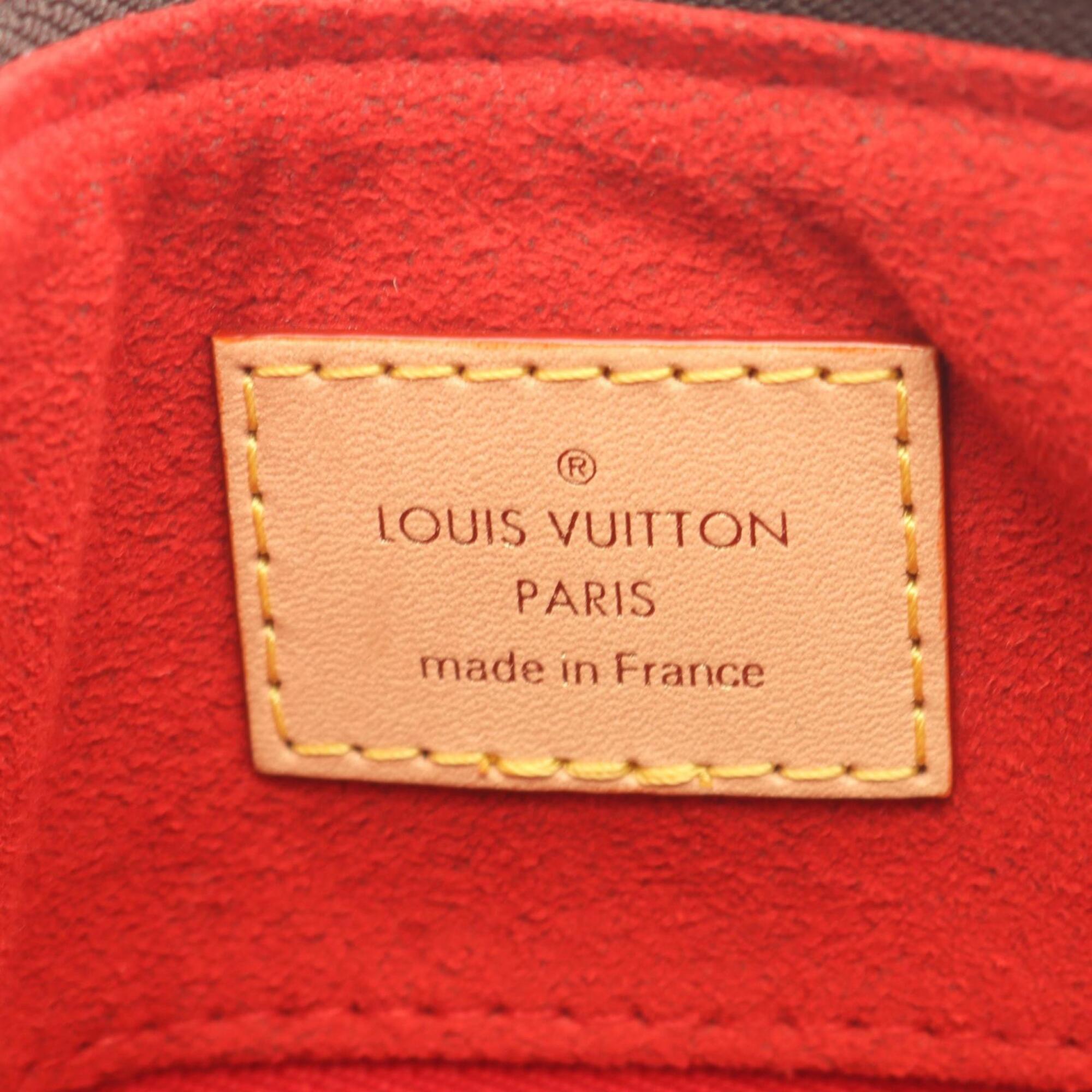 Louis Vuitton Brown Monogram Monogram Leather Handbag Shoulder Bag (Pre-Owned)