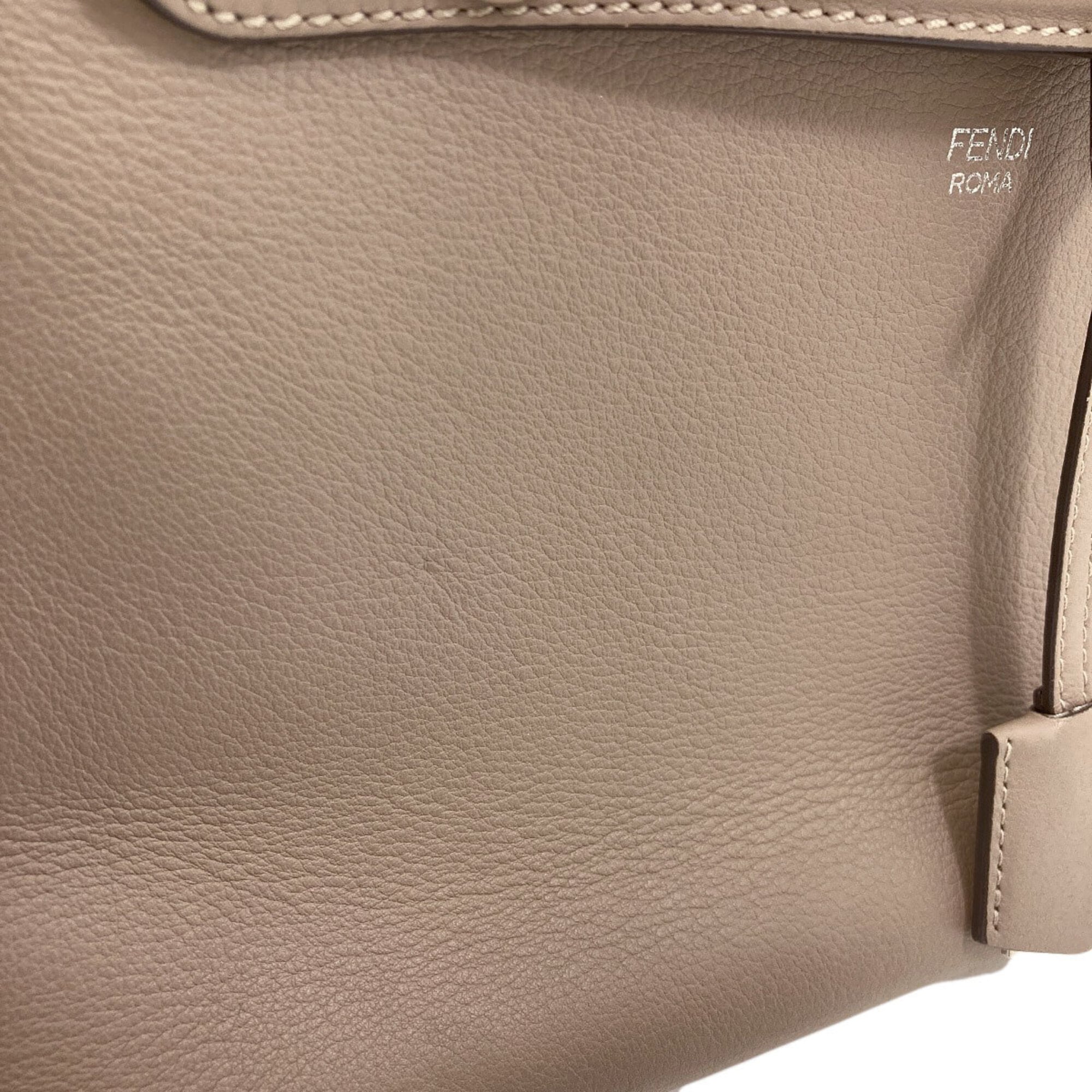 Fendi Brown Leather Handbag (Pre-Owned)