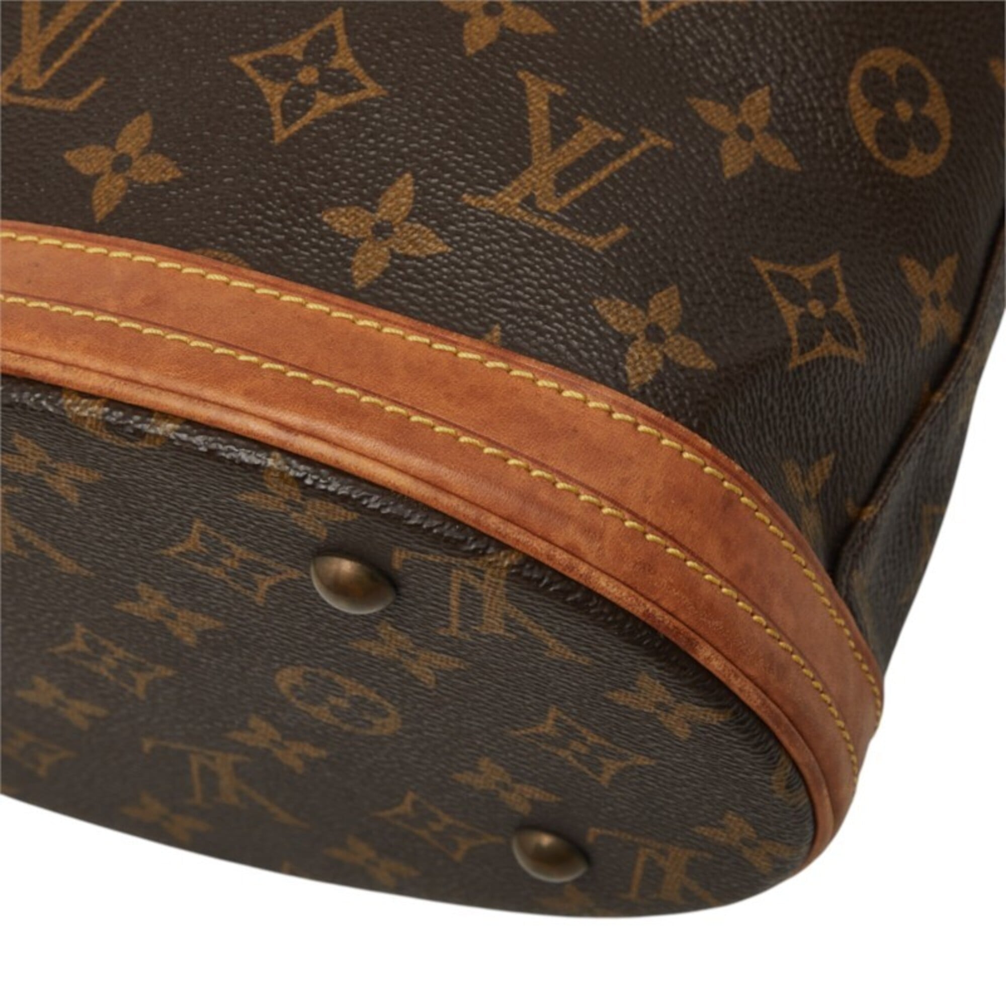 Louis Vuitton Brown Pvc Leather Pouch Shoulder Bag Tote Bag (Pre-Owned)