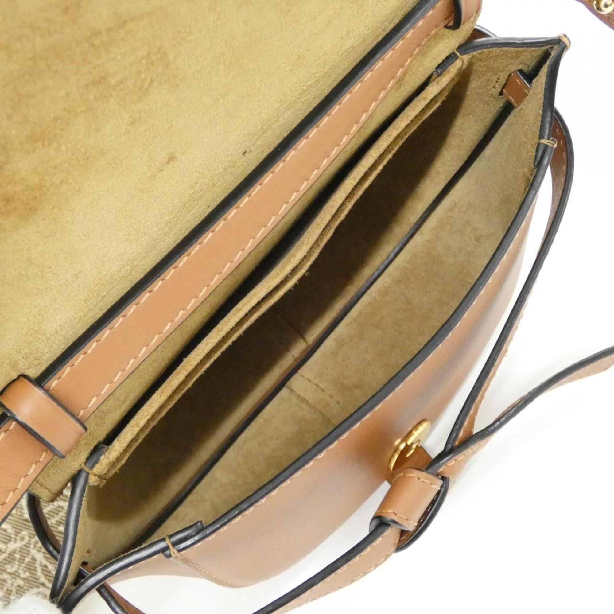 Loewe Brown Leather Shoulder Bag (Pre-Owned)