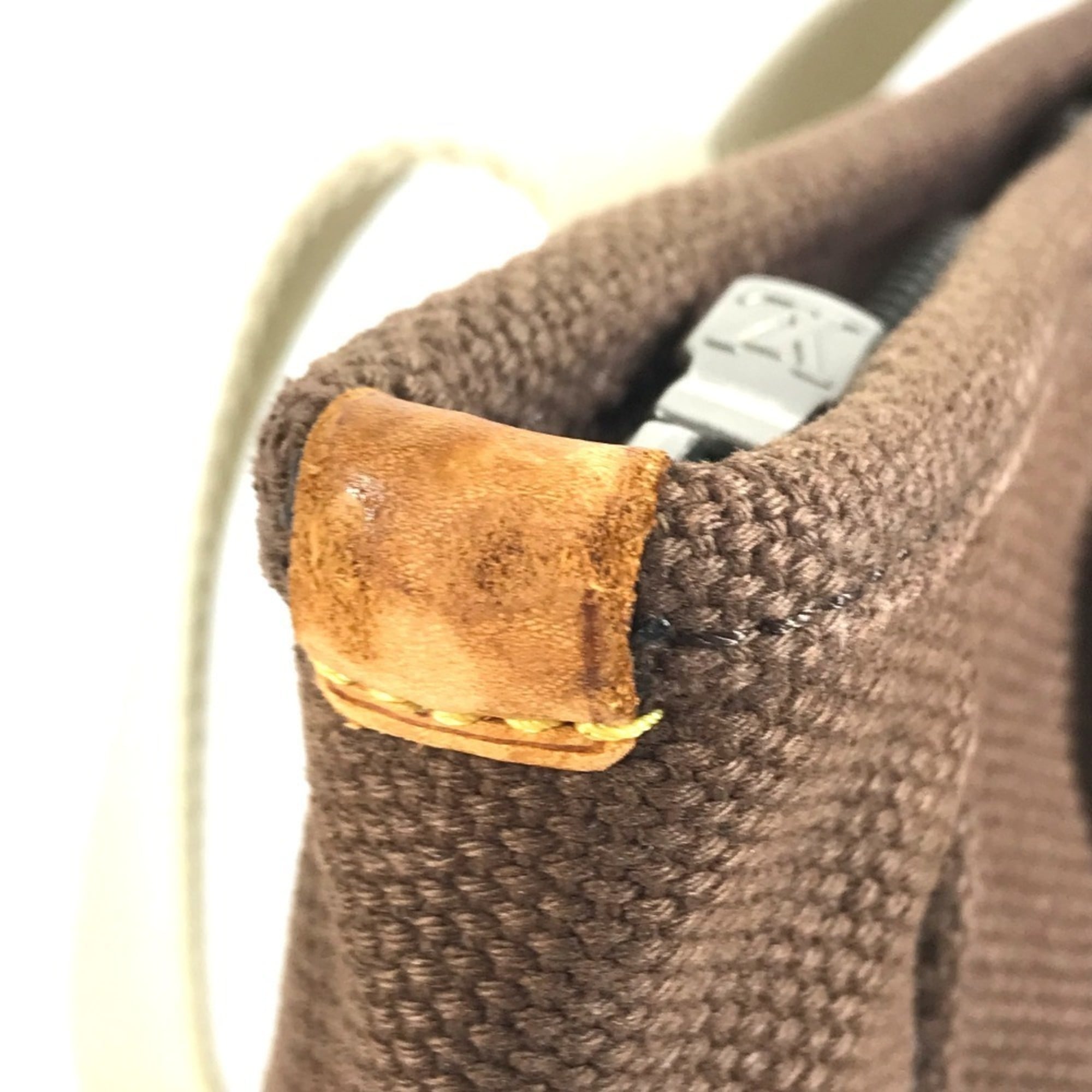 Louis Vuitton Antigua Brown Canvas Shoulder Bag Tote Bag (Pre-Owned)
