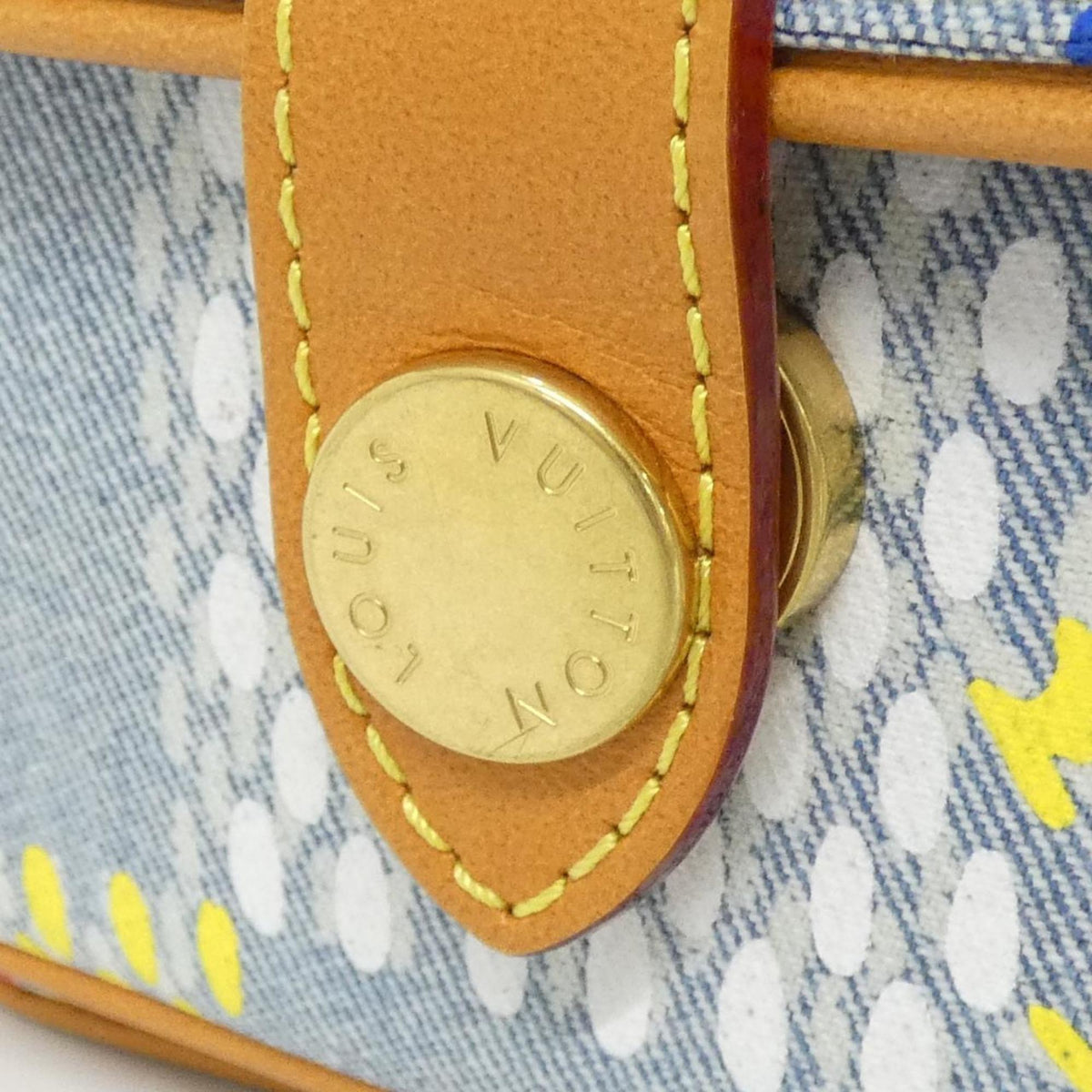 Louis Vuitton Multi-Color Denim Shoulder Bag (Pre-Owned)