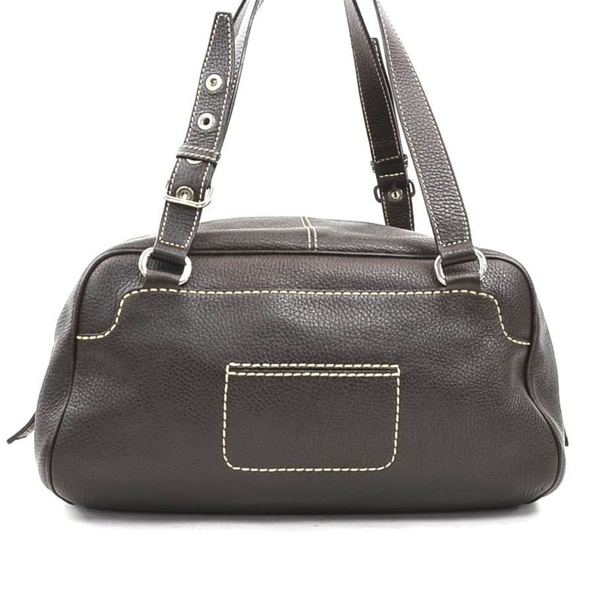 Tod's Brown Leather Handbag (Pre-Owned)