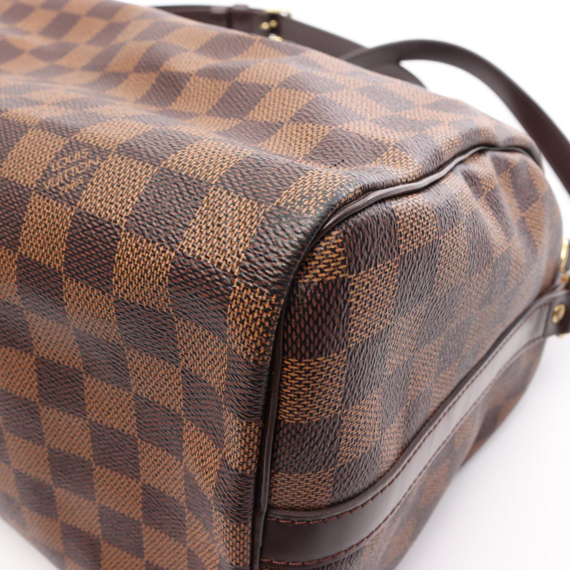 Louis Vuitton Brown Coated Canvas Pvc Leather Handbag (Pre-Owned)