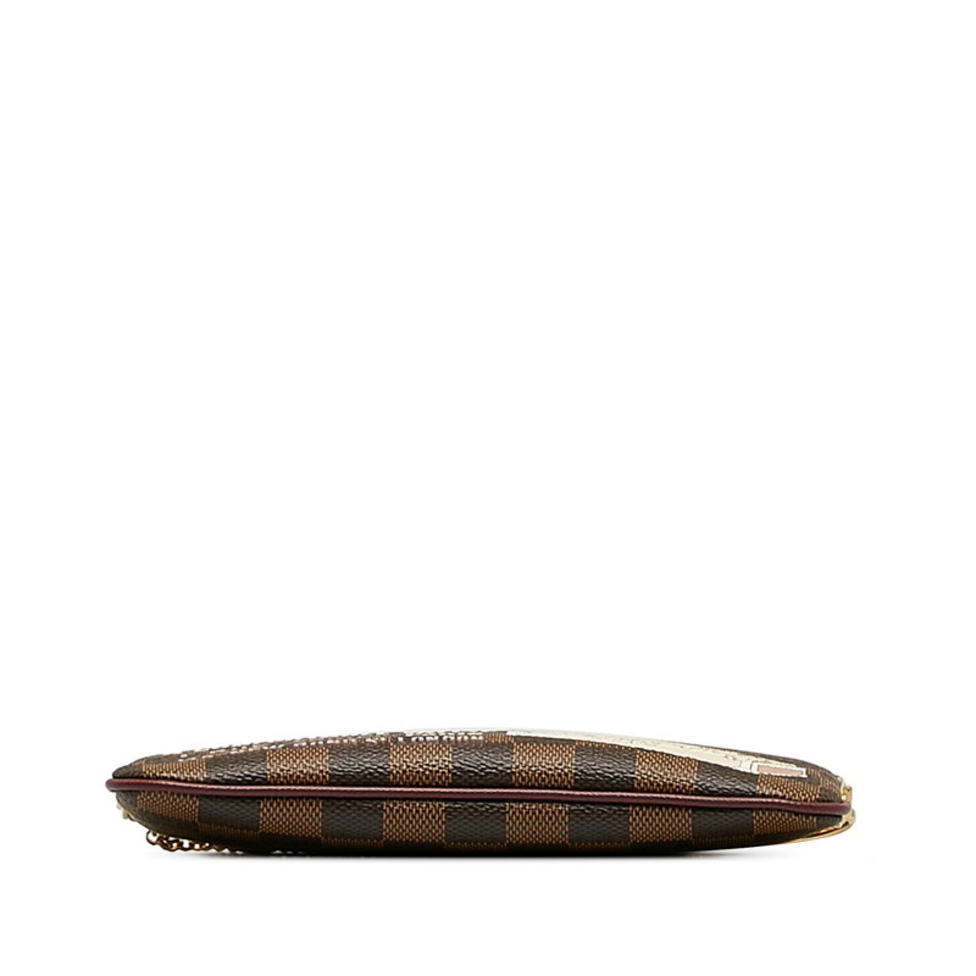 Louis Vuitton Brown Pvc Leather Pochette Pouch (Pre-Owned)