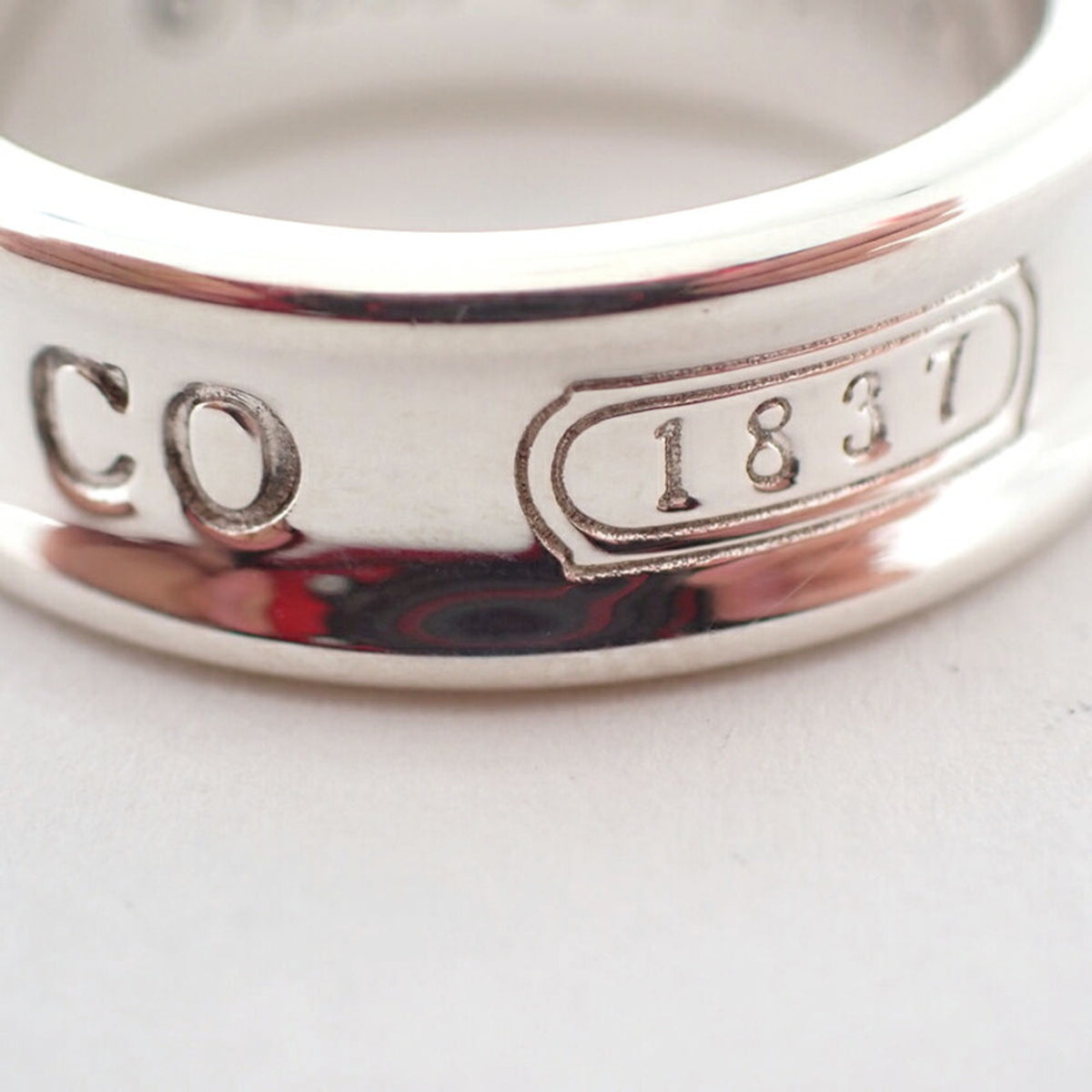 Tiffany Sterling Silver 925 Band Ring (Pre-Owned)