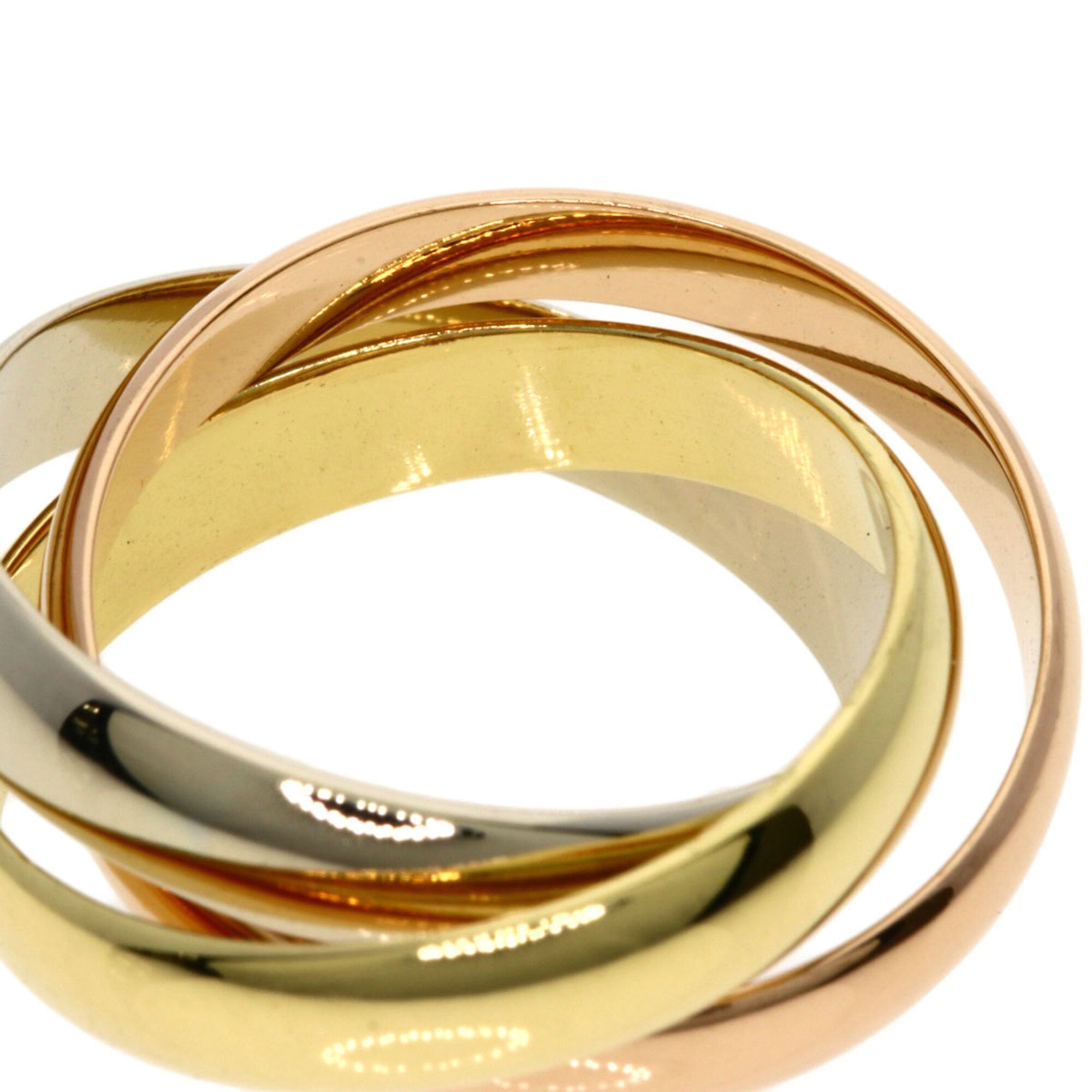 Cartier Trinity Yellow Gold (18K) Pink Gold (18K) White Gold (18K) Band Ring (Pre-Owned)