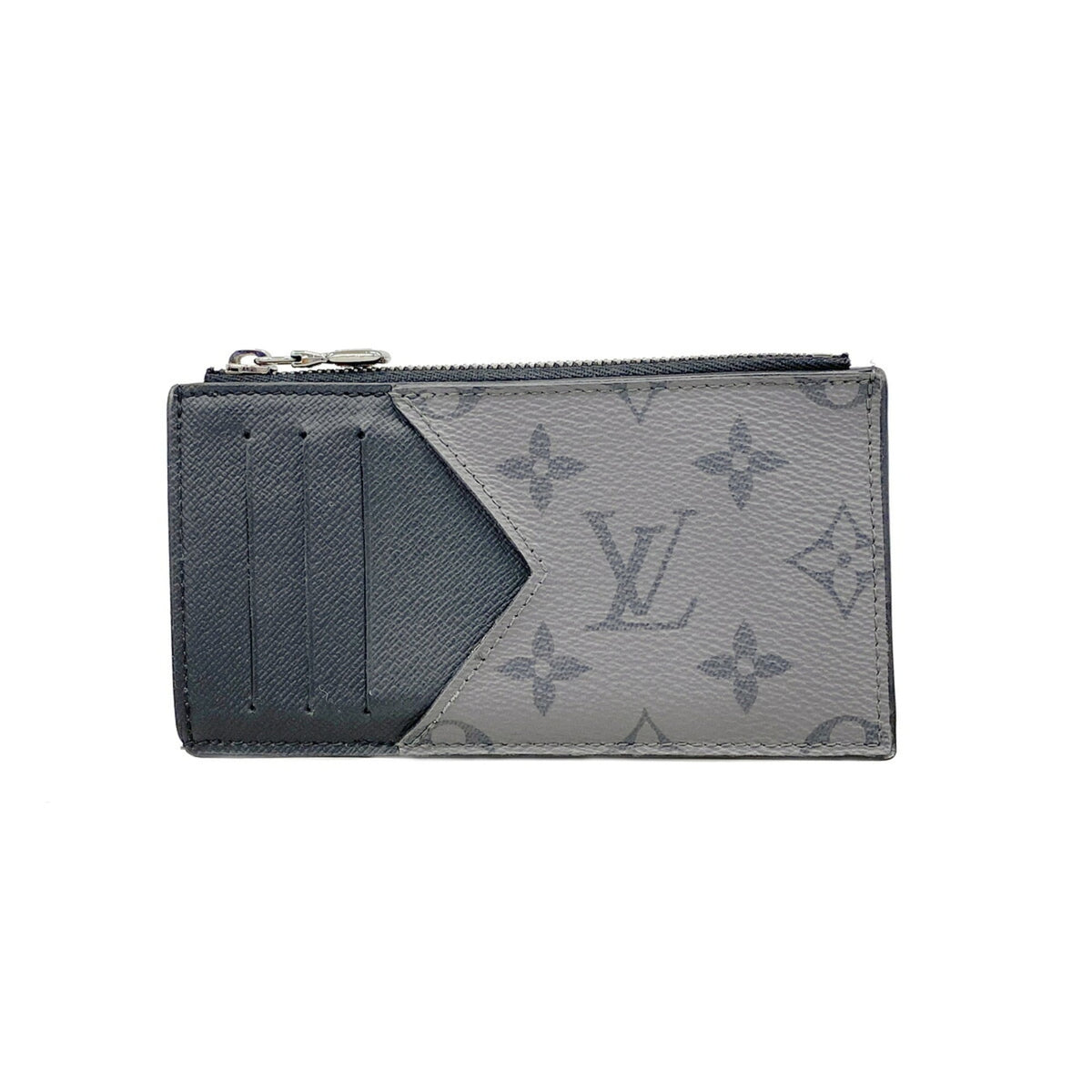 Louis Vuitton Black Gray Coin Purse/Coin Case (Pre-Owned)