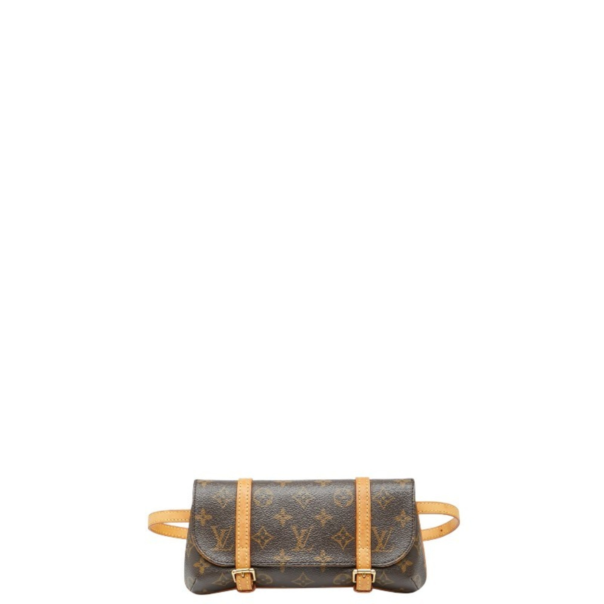 Louis Vuitton Brown Pvc Leather Fanny Pack Pochette (Pre-Owned)