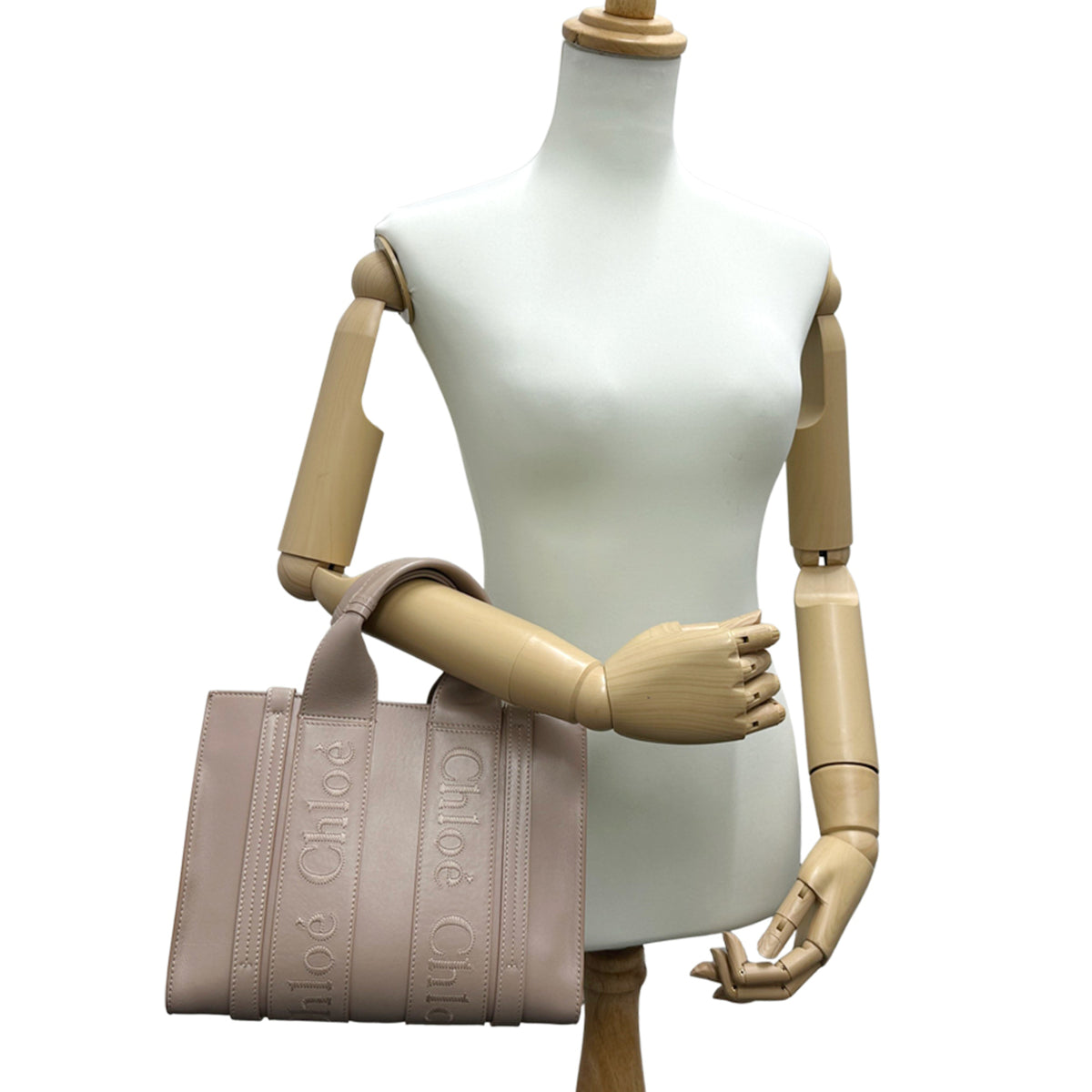 Chloé Pink Leather Handbag Shoulder Bag Tote Bag (Pre-Owned)