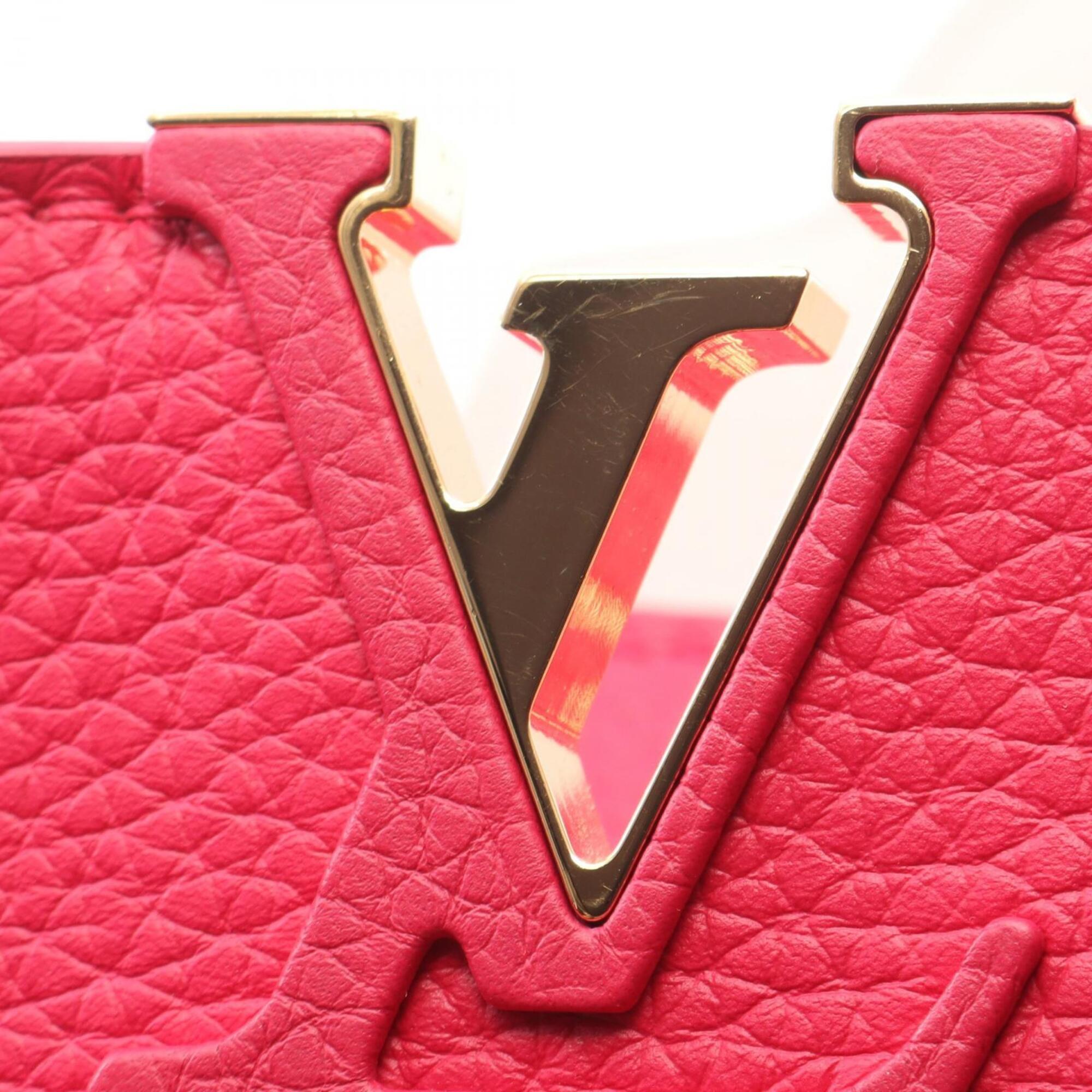 Louis Vuitton Pink Leather Handbag (Pre-Owned)