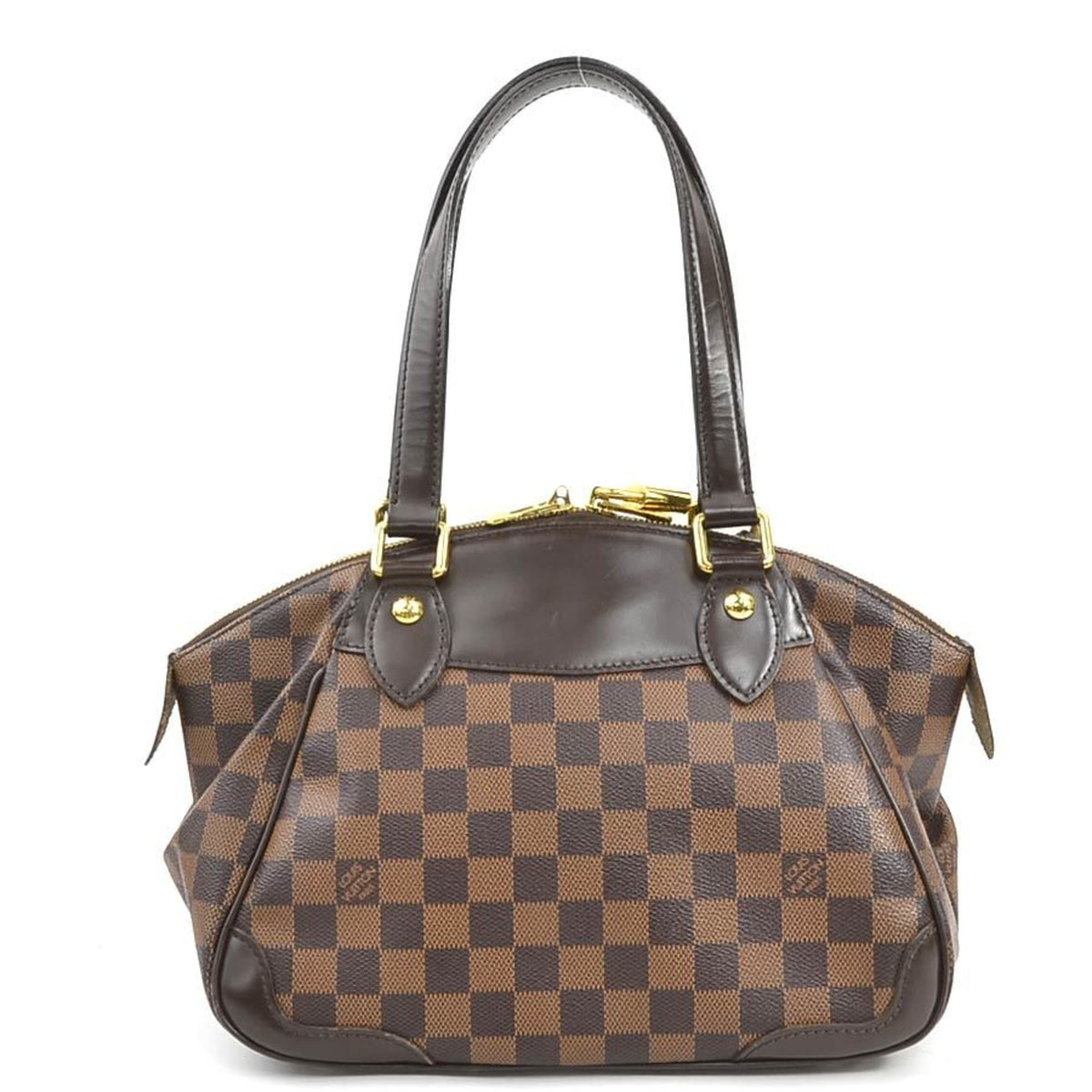 Louis Vuitton Brown Damier Canvas Damier Canvas Handbag (Pre-Owned)