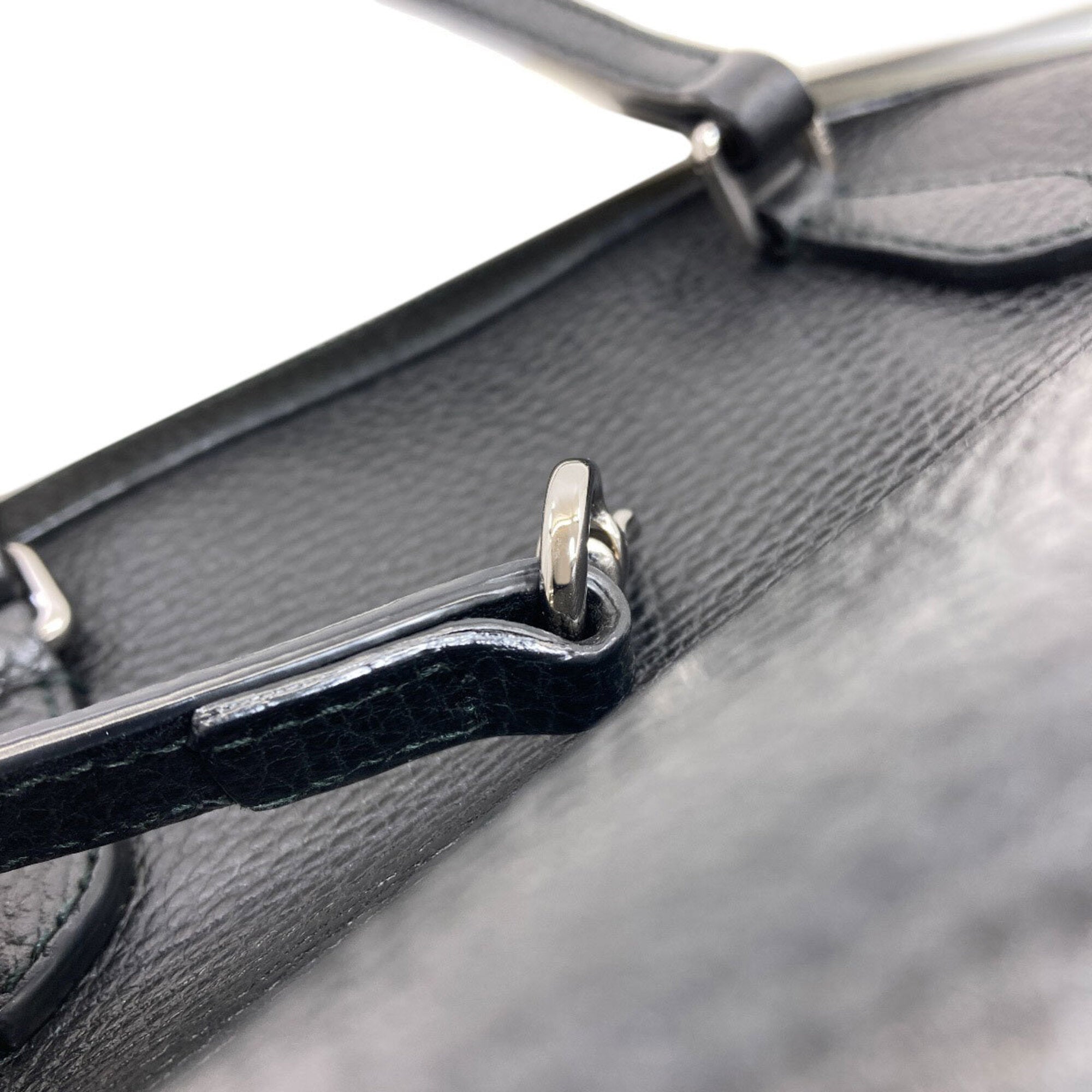 Gucci Black Leather Handbag (Pre-Owned)