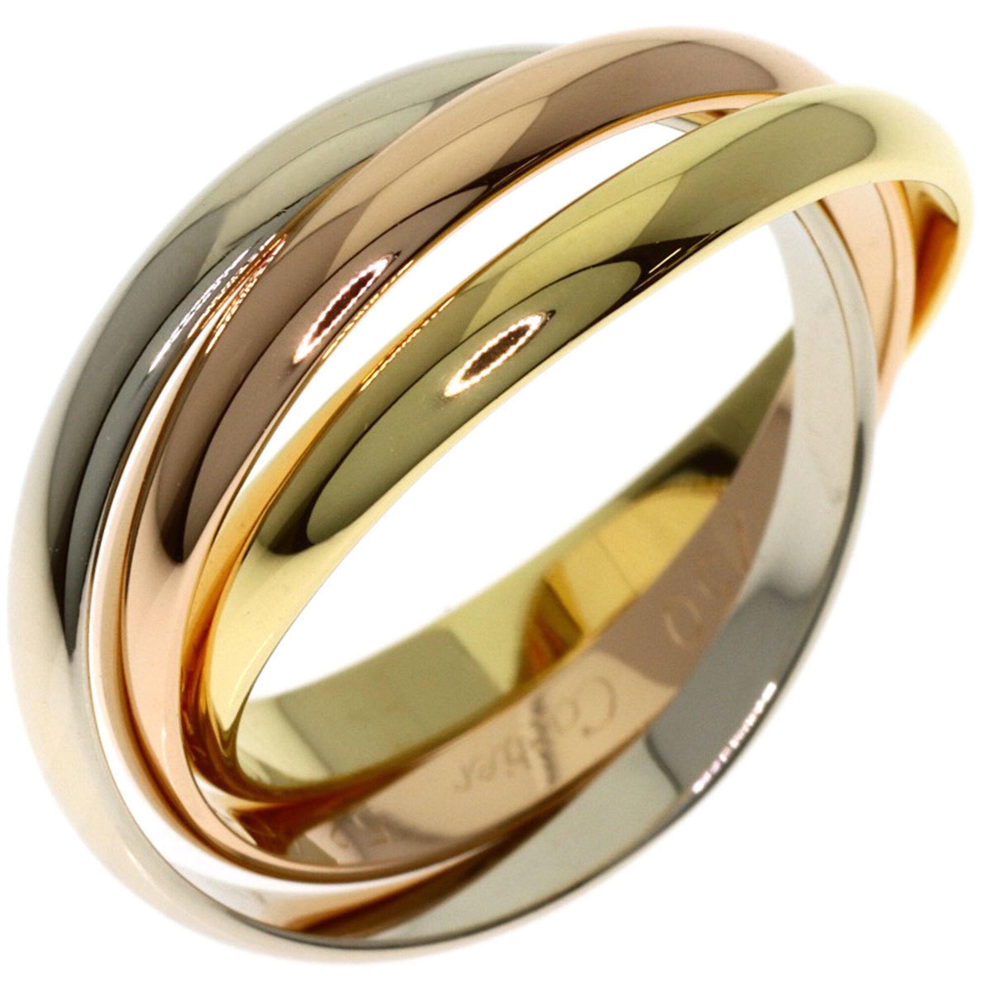 Cartier Yellow Gold (18K) Pink Gold (18K) White Gold (18K) Band Ring (Pre-Owned)