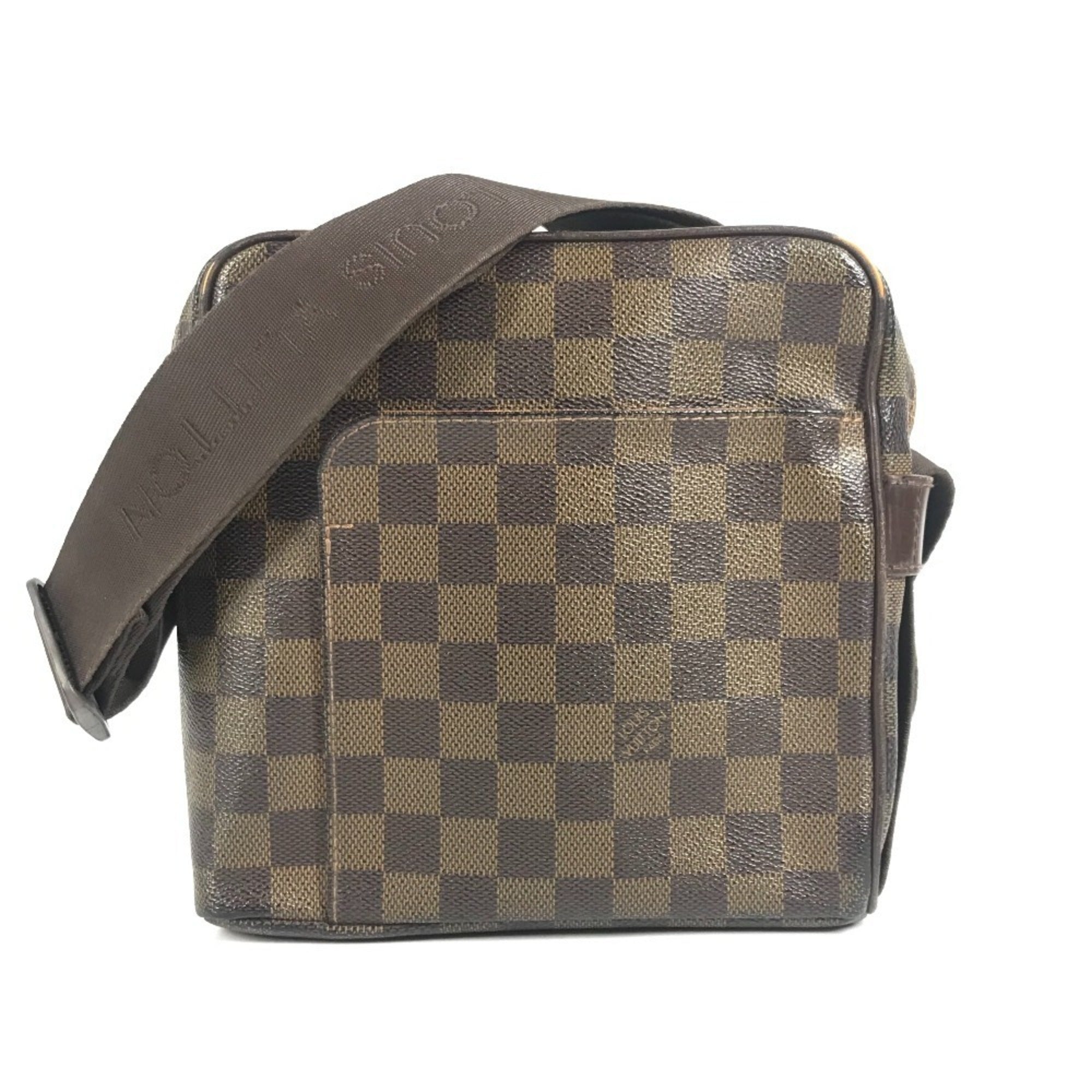 Louis Vuitton Brown Ebene Damier Canvas Pochette Shoulder Bag (Pre-Owned)
