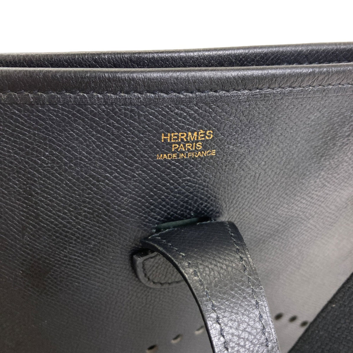 Hermes Black Epsom Leather Shoulder Bag (Pre-Owned)