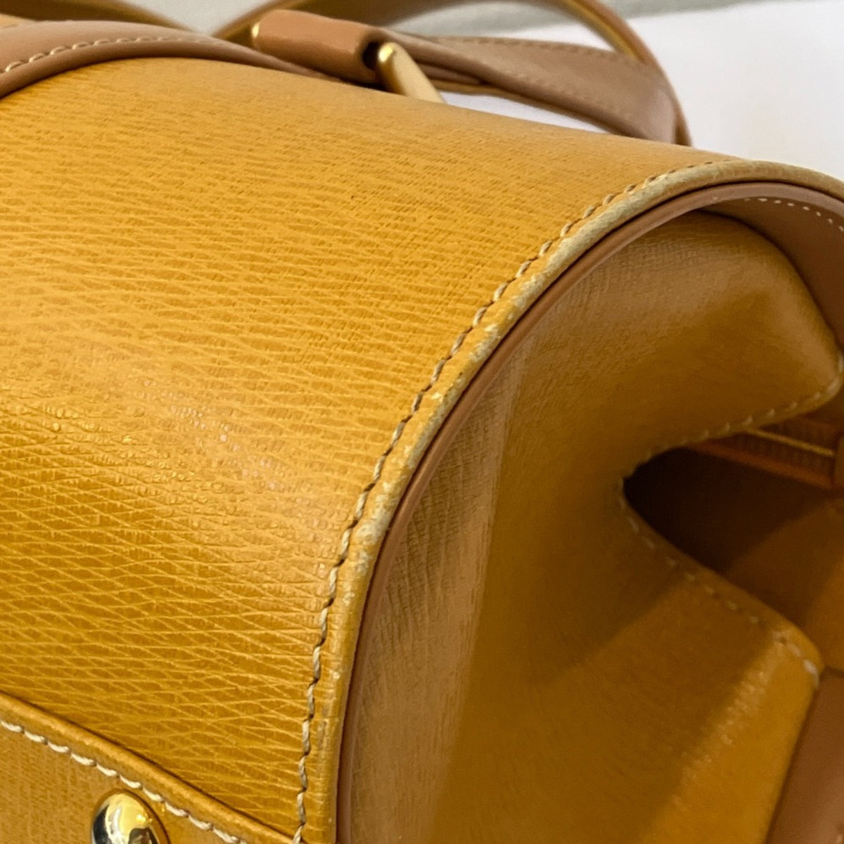 Burberry Yellow Handbag (Pre-Owned)