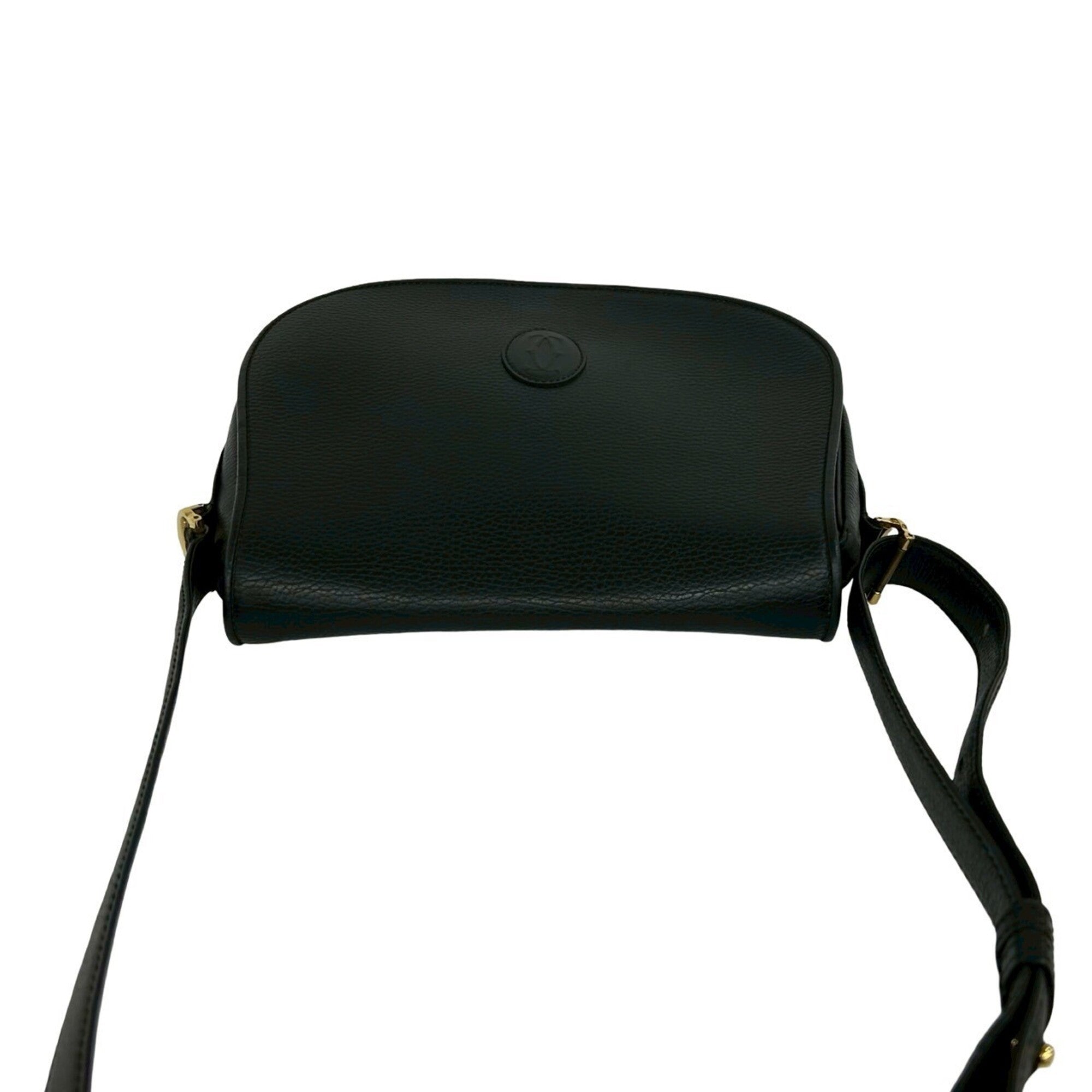Cartier Black Leather Shoulder Bag (Pre-Owned)