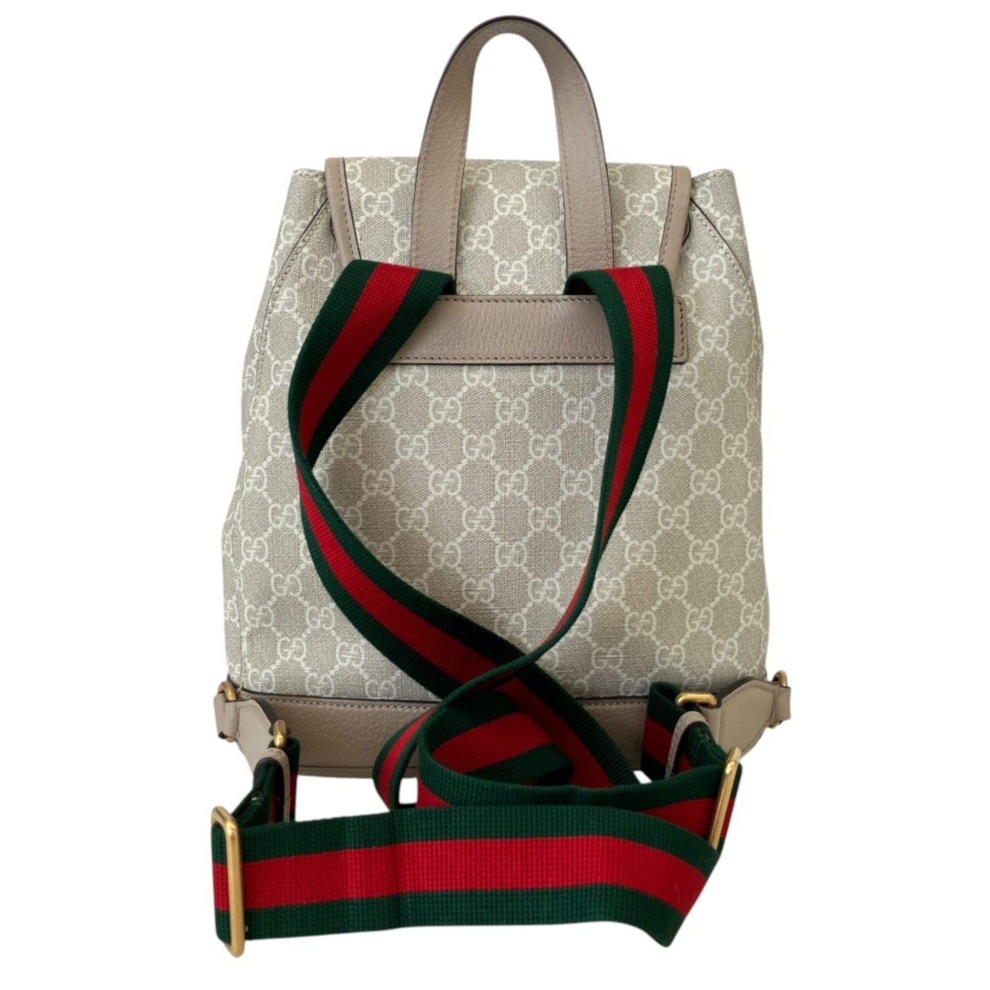 Gucci Gray Grayish Backpack (Pre-Owned)