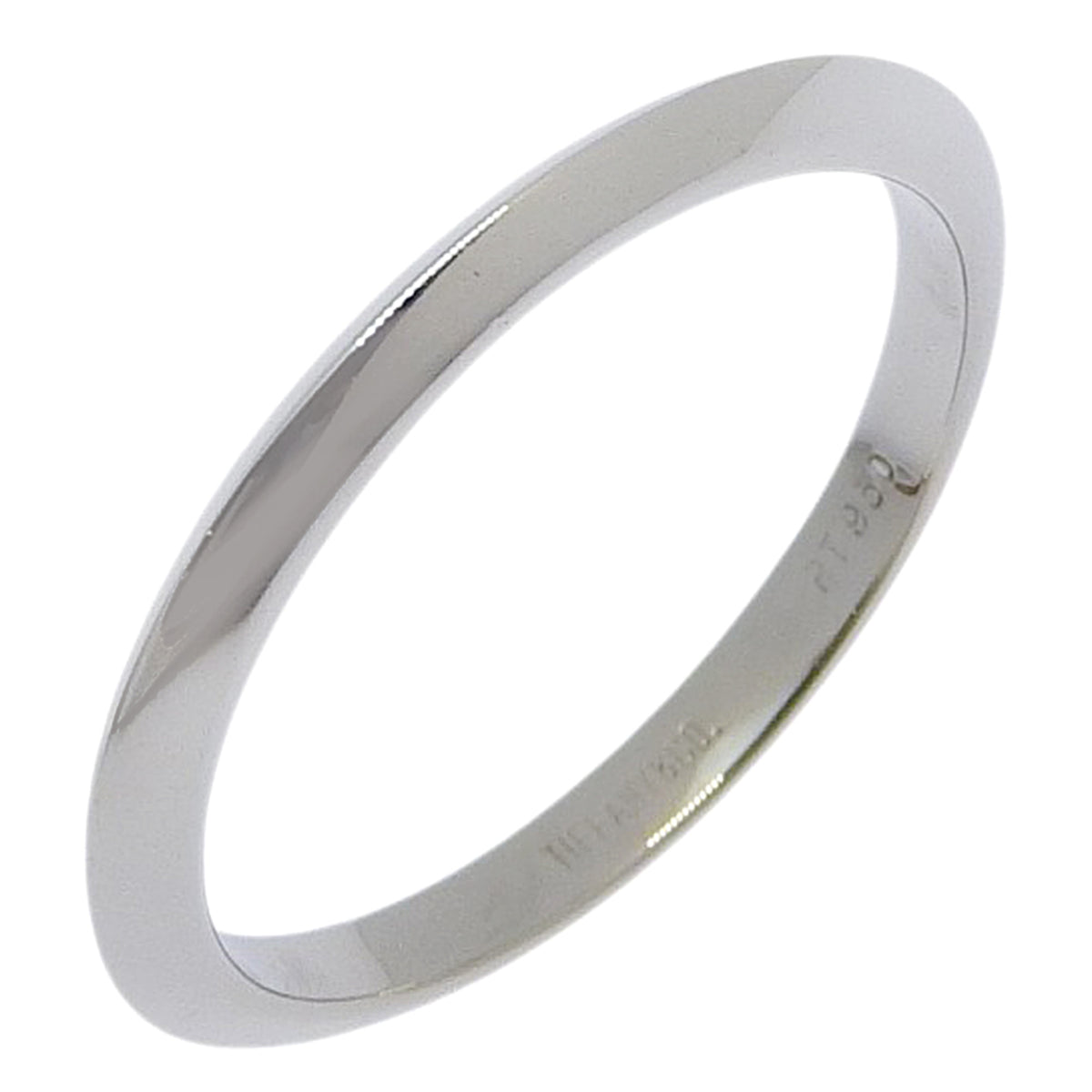 Tiffany Platinum 950 Band Ring (Pre-Owned)