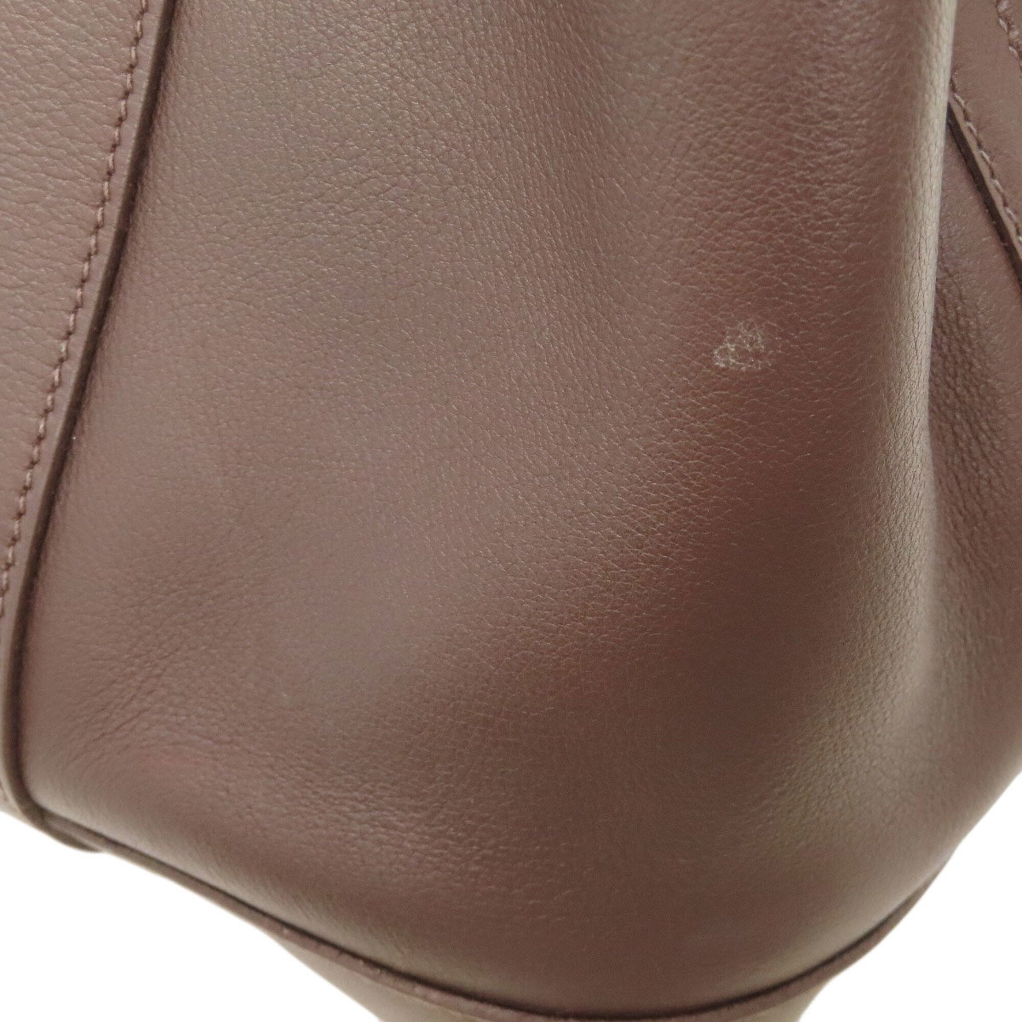 Hermes Havane Swift Leather Handbag (Pre-Owned)