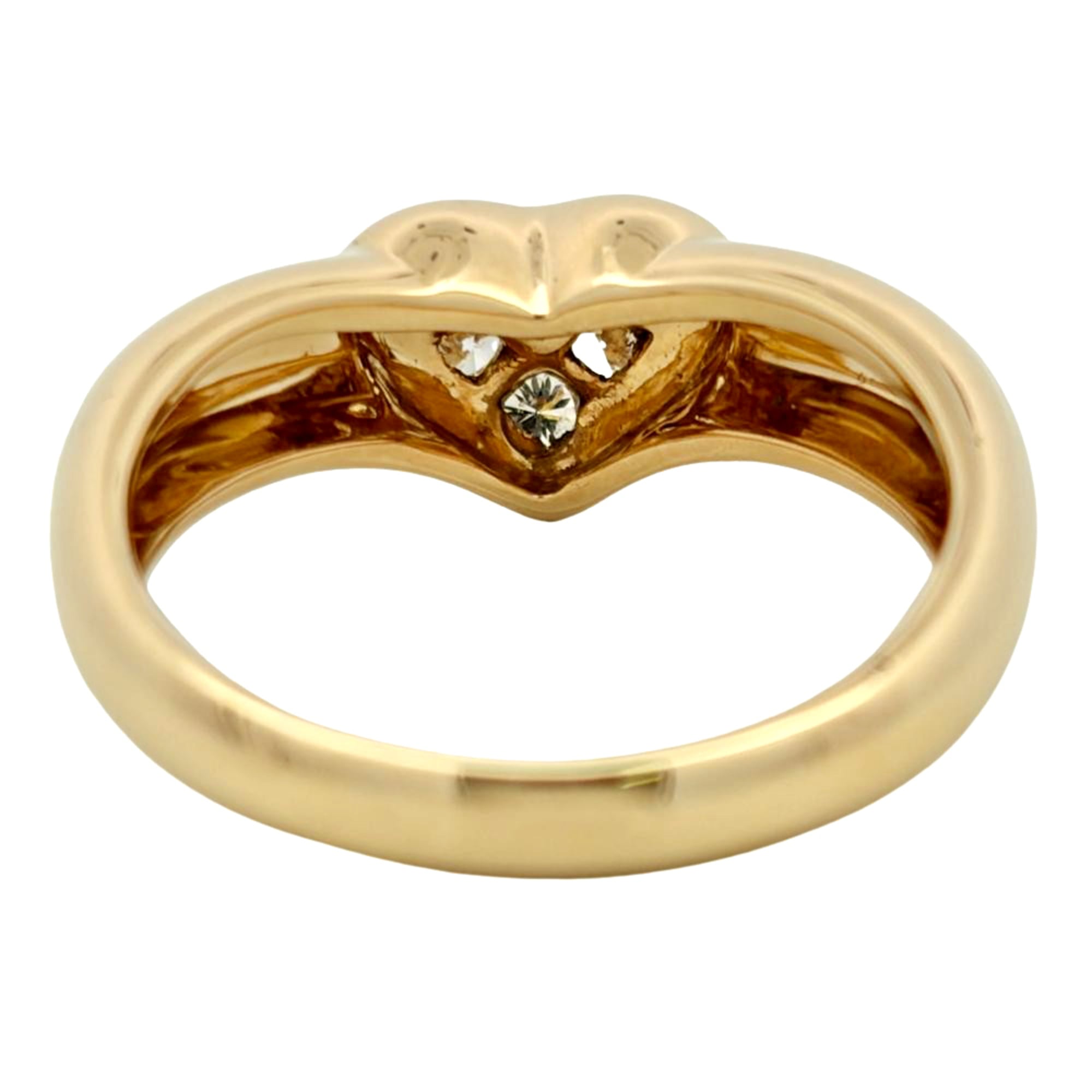 Tiffany Heart Yellow Gold (18K) Band Ring (Pre-Owned)