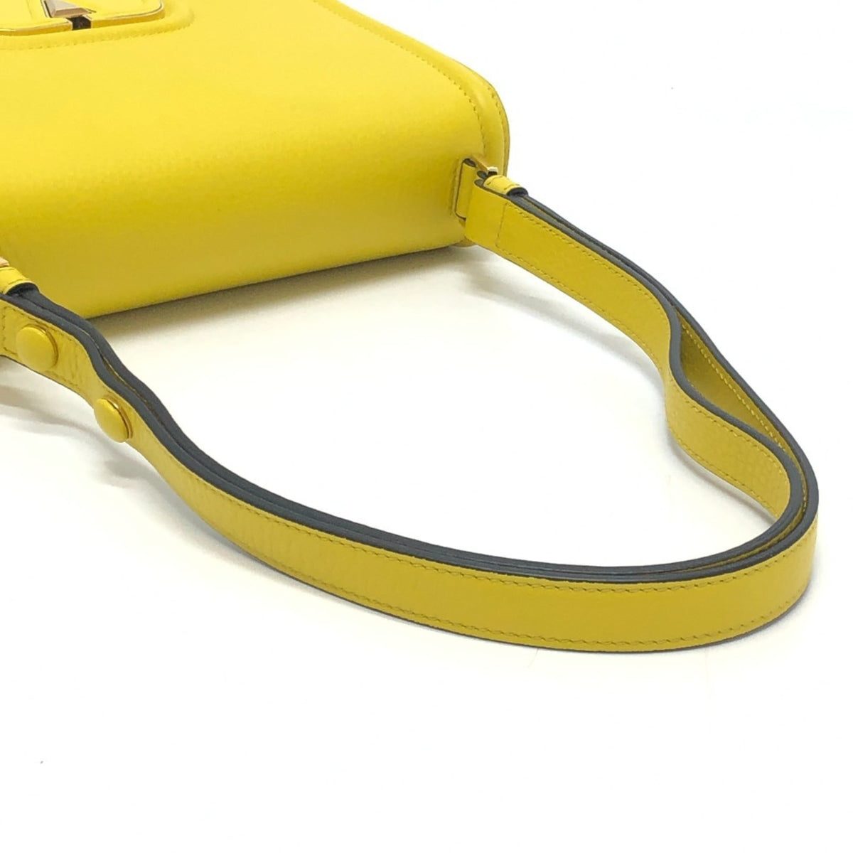 Valentino Yellow Leather Shoulder Bag (Pre-Owned)