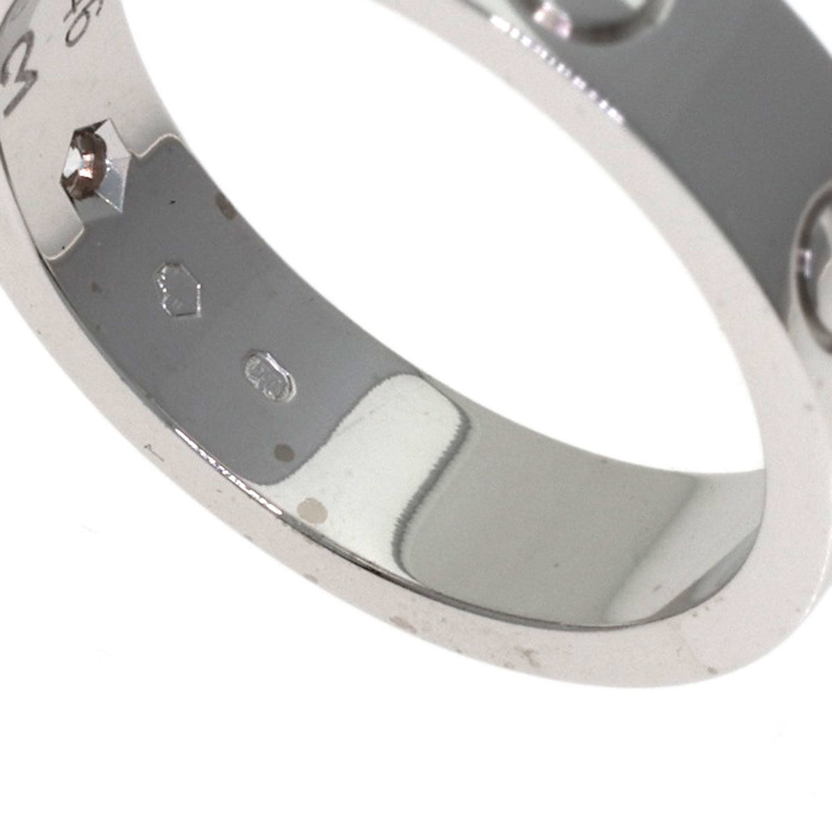 Cartier White Gold White Gold (18K) Band Ring (Pre-Owned)
