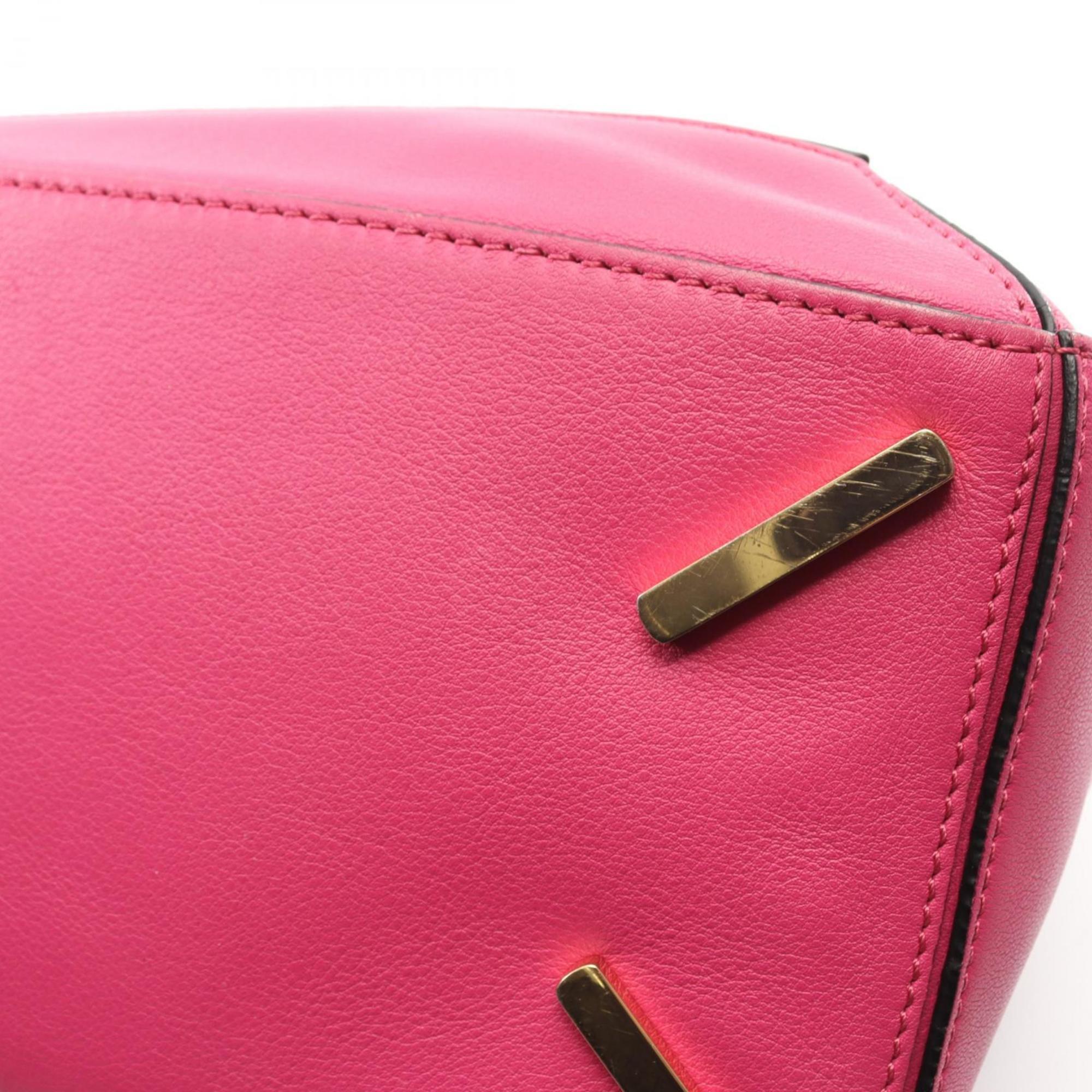 Loewe Pink Leather Handbag (Pre-Owned)