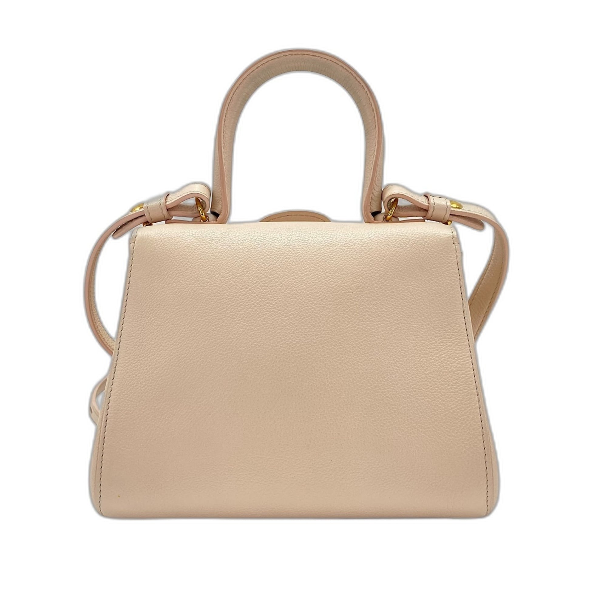 Delvaux Pink Handbag Shoulder Bag (Pre-Owned)