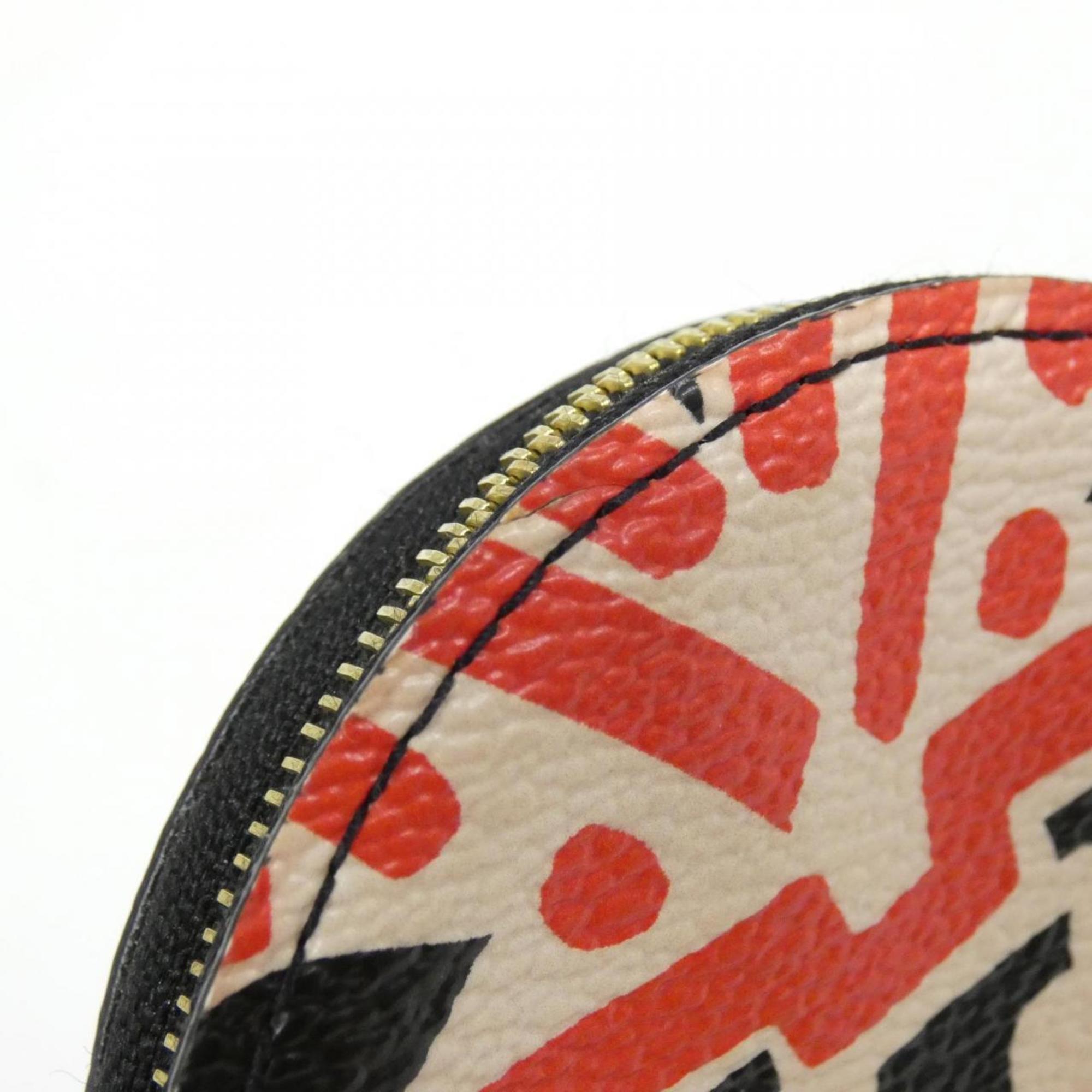 Louis Vuitton Cream Red Color Rouge Coated Canvas Coin Purse/Coin Case (Pre-Owned)