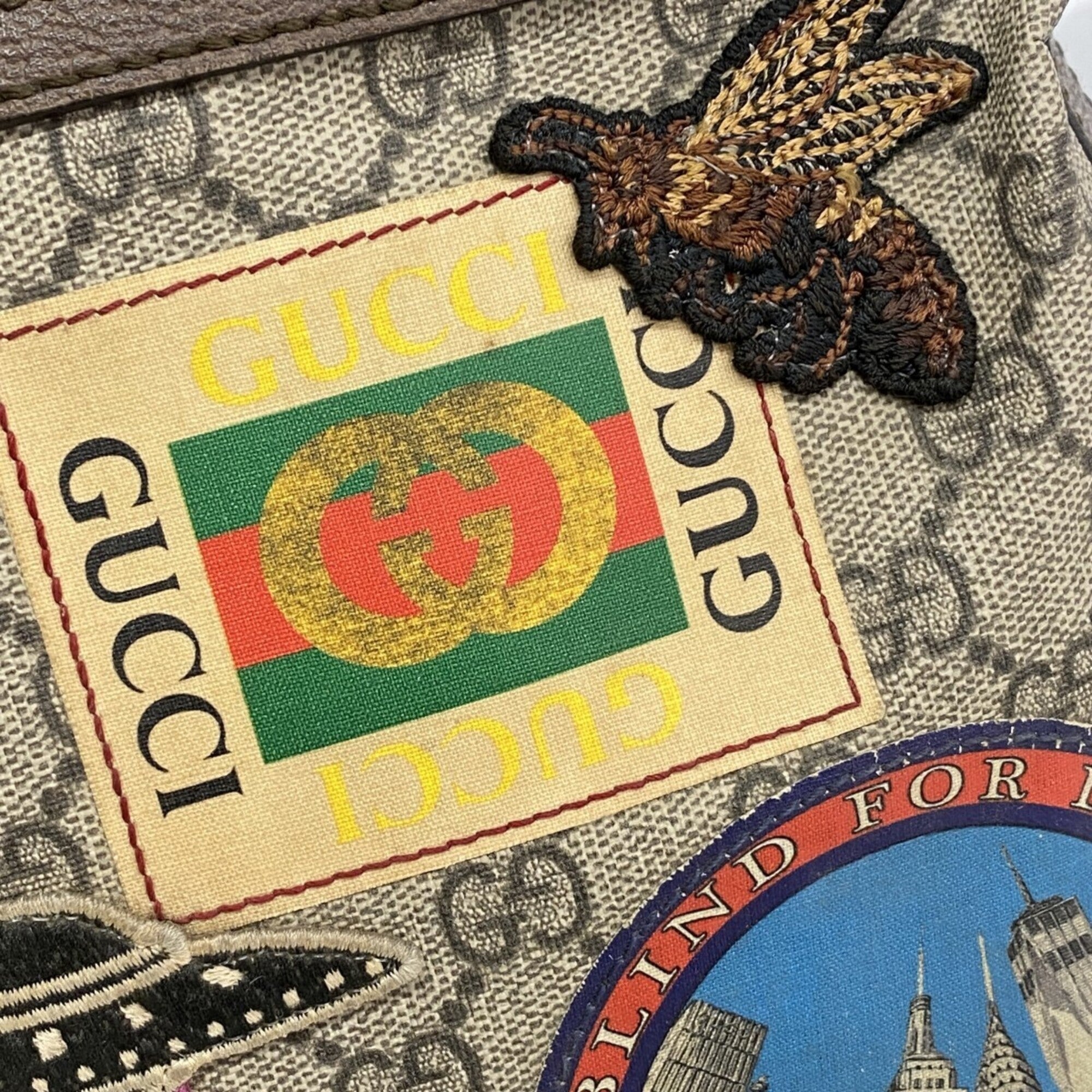 Gucci Brown Pvc Shoulder Bag (Pre-Owned)