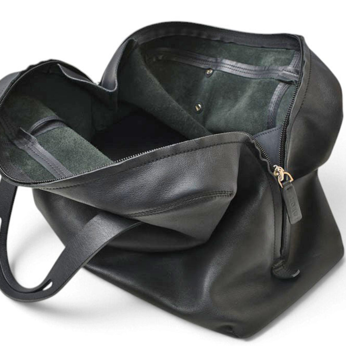 Loewe Black Leather Handbag (Pre-Owned)
