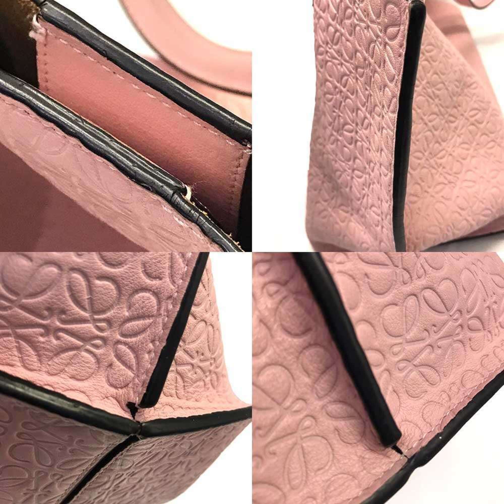 Loewe Pink Leather Tote Bag (Pre-Owned)