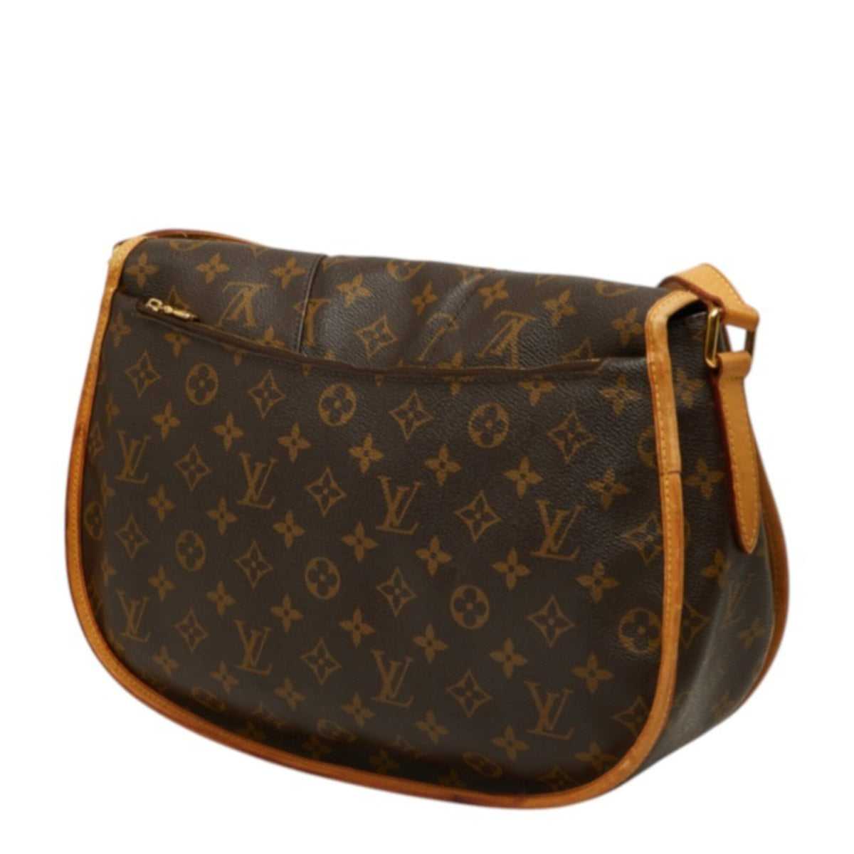 Louis Vuitton Brown Pvc Leather Shoulder Bag (Pre-Owned)