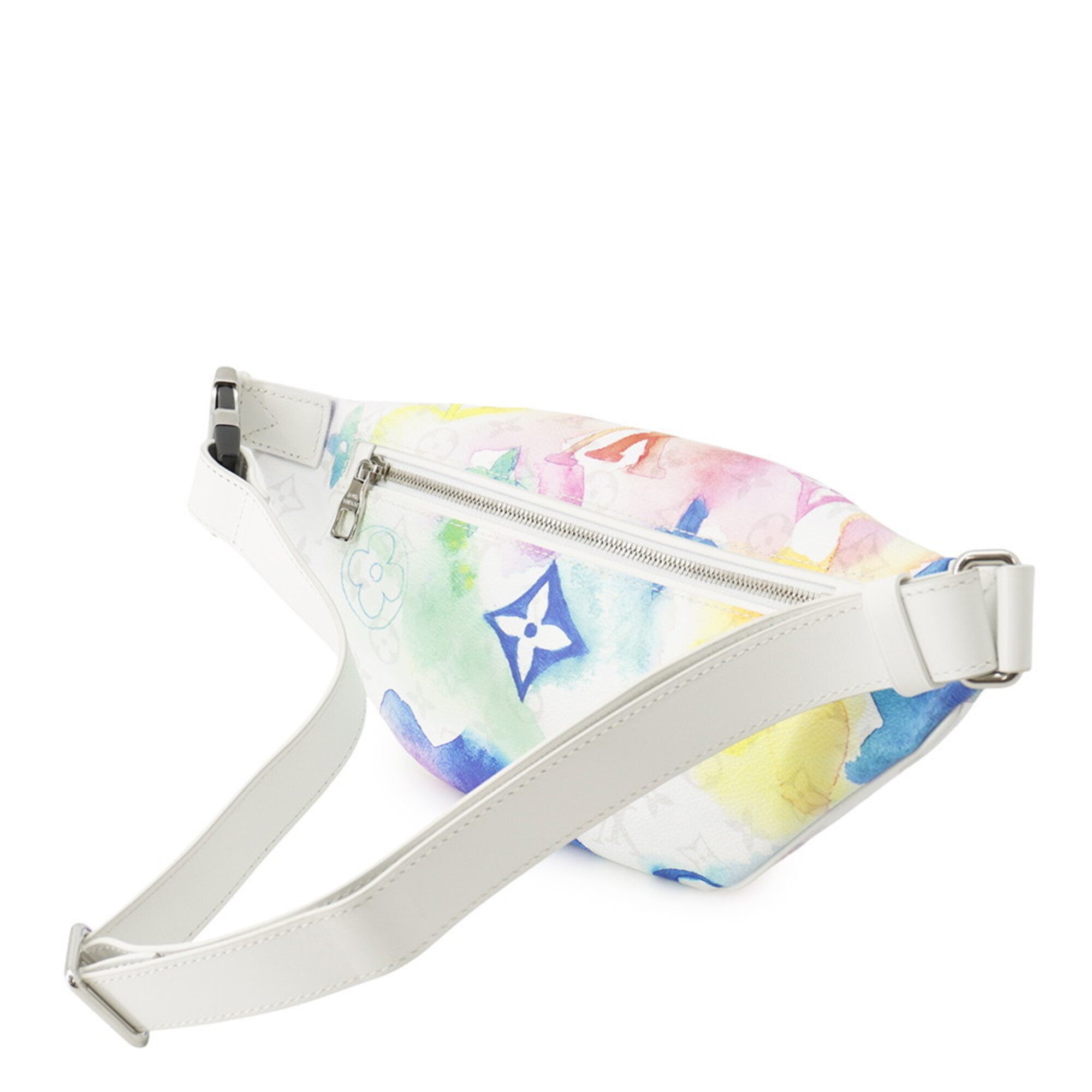 Louis Vuitton Monogram Watercolor Blanc Multi-Color Handbag Sling Bag (Pre-Owned)