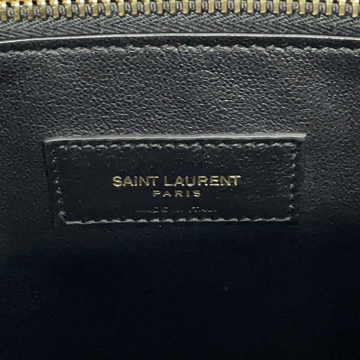 Yves Saint Laurent Black Leather Handbag Tote Bag (Pre-Owned)