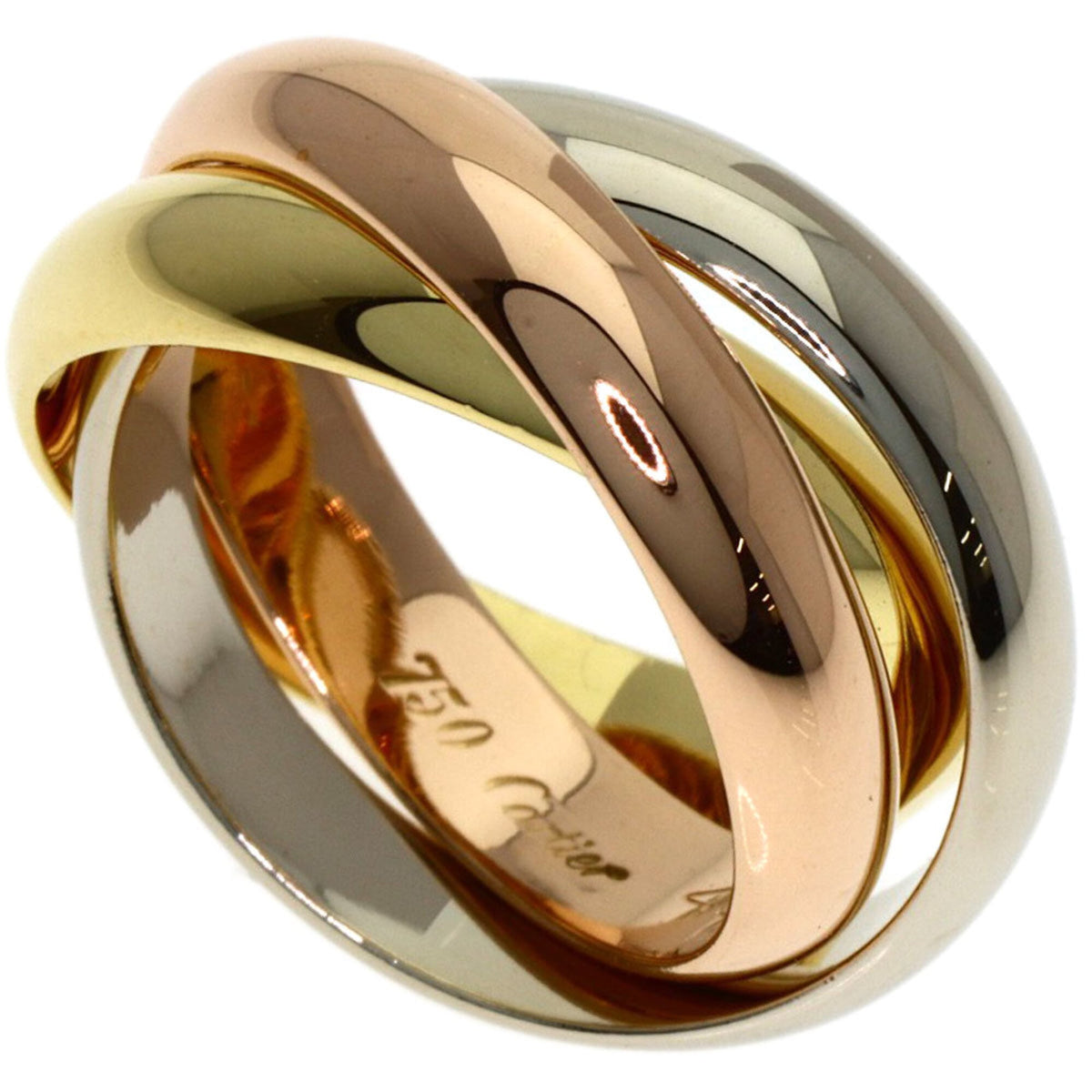 Cartier Yellow Gold (18K) Pink Gold (18K) White Gold (18K) Band Ring (Pre-Owned)