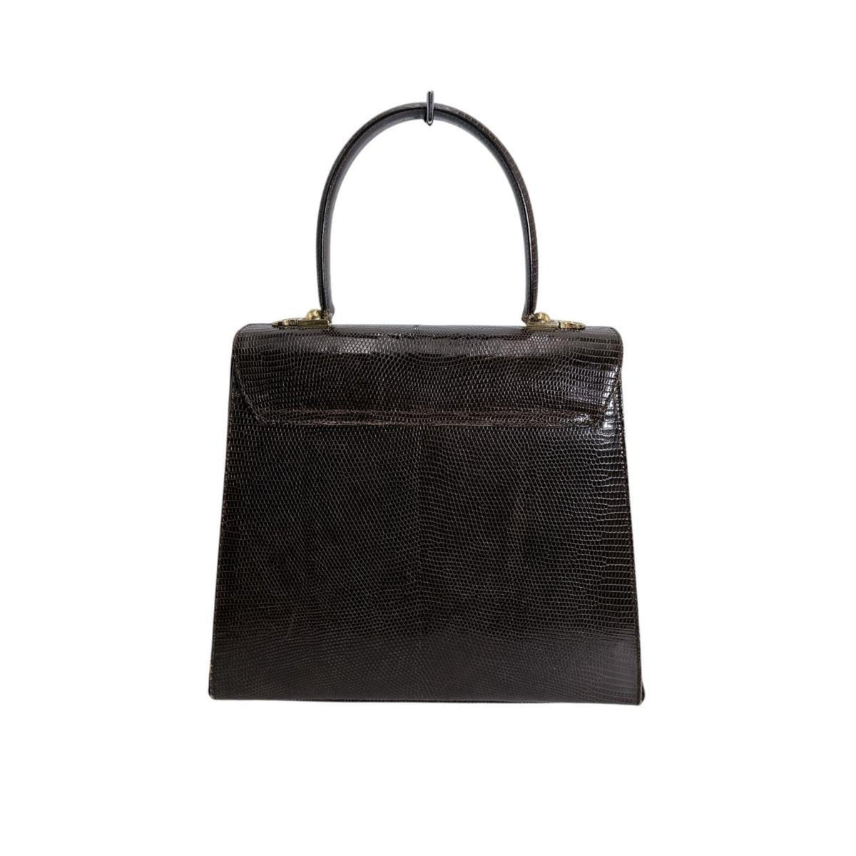 Salvatore Ferragamo Brown Leather Handbag (Pre-Owned)