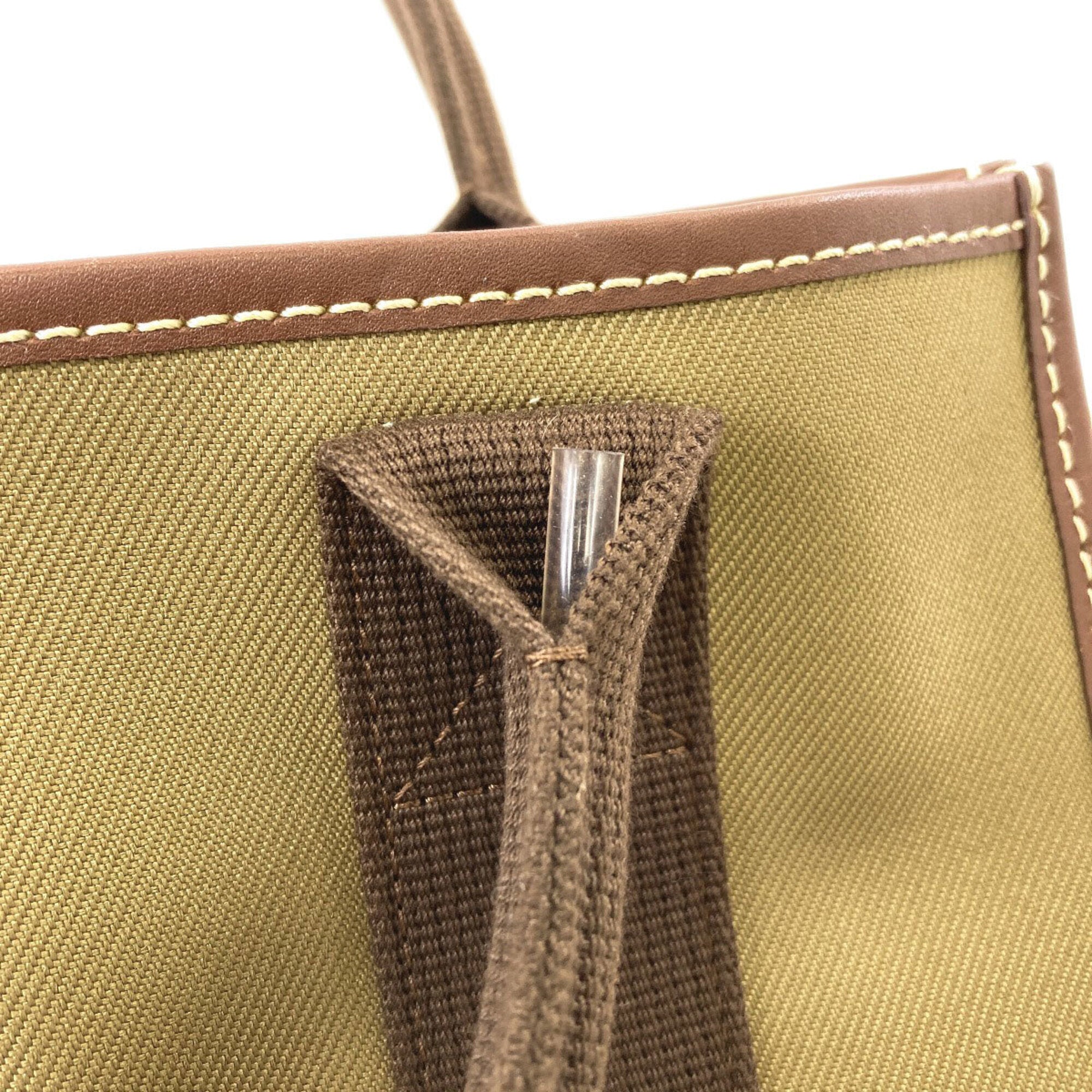 Hunting World Khaki Canvas Handbag (Pre-Owned)