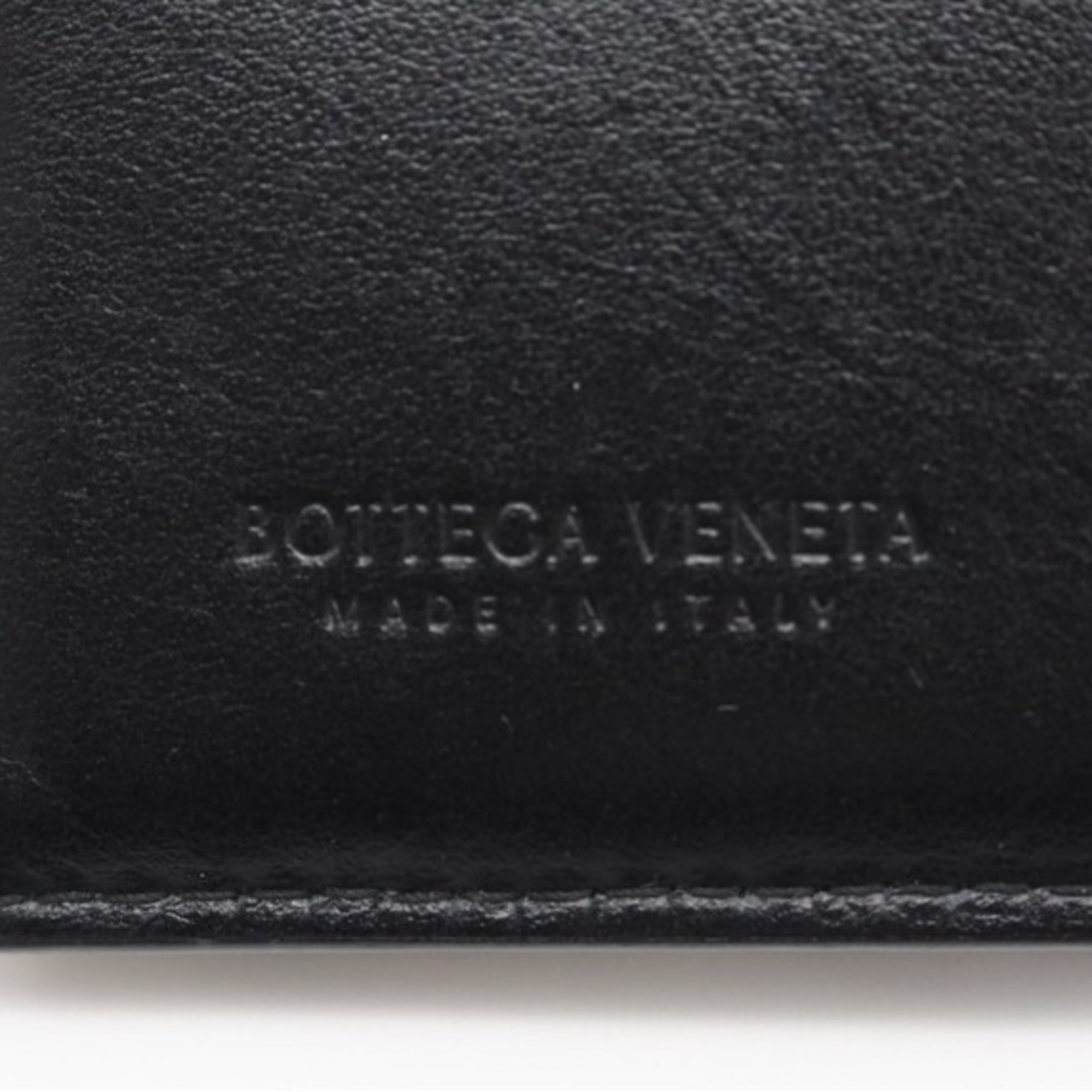 Bottega Veneta Intrecciato Black Intrecciato Wallet (Bi-Fold) (Pre-Owned)